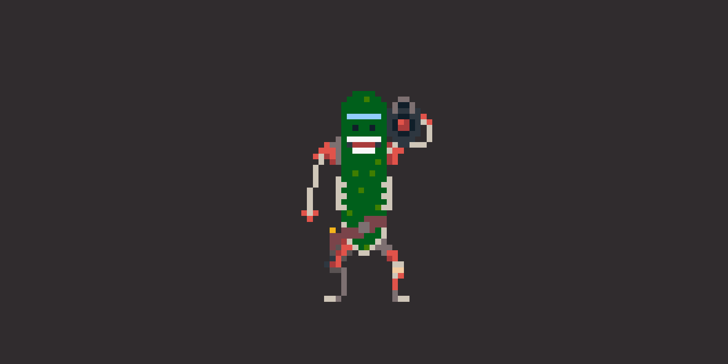 1440x720 oc][newbie] Changed My Pickle Rick Wallpaper Up A Design