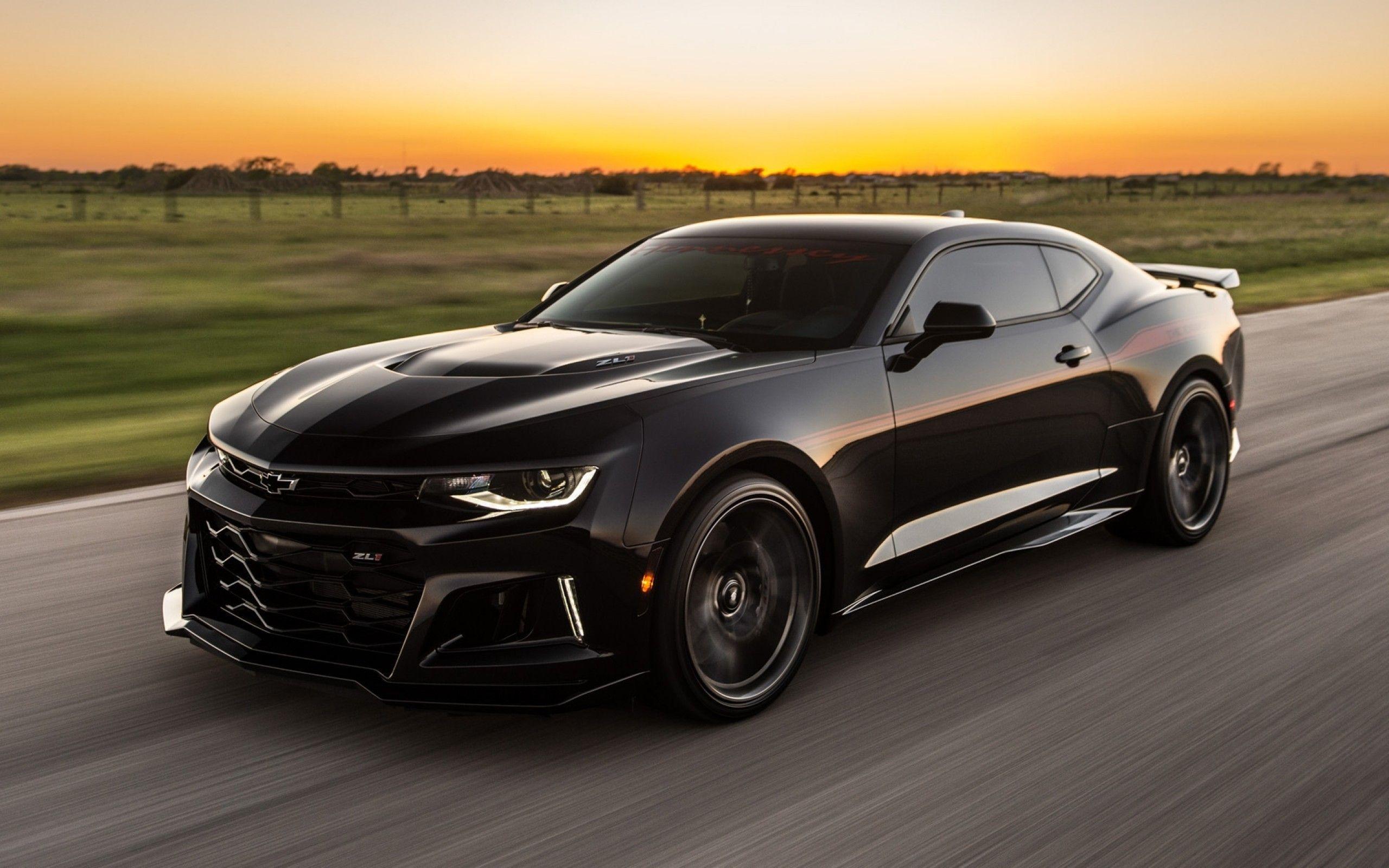 2560x1600 Download 2560x1600 Chevrolet Camaro, Black, Road, Muscle Cars