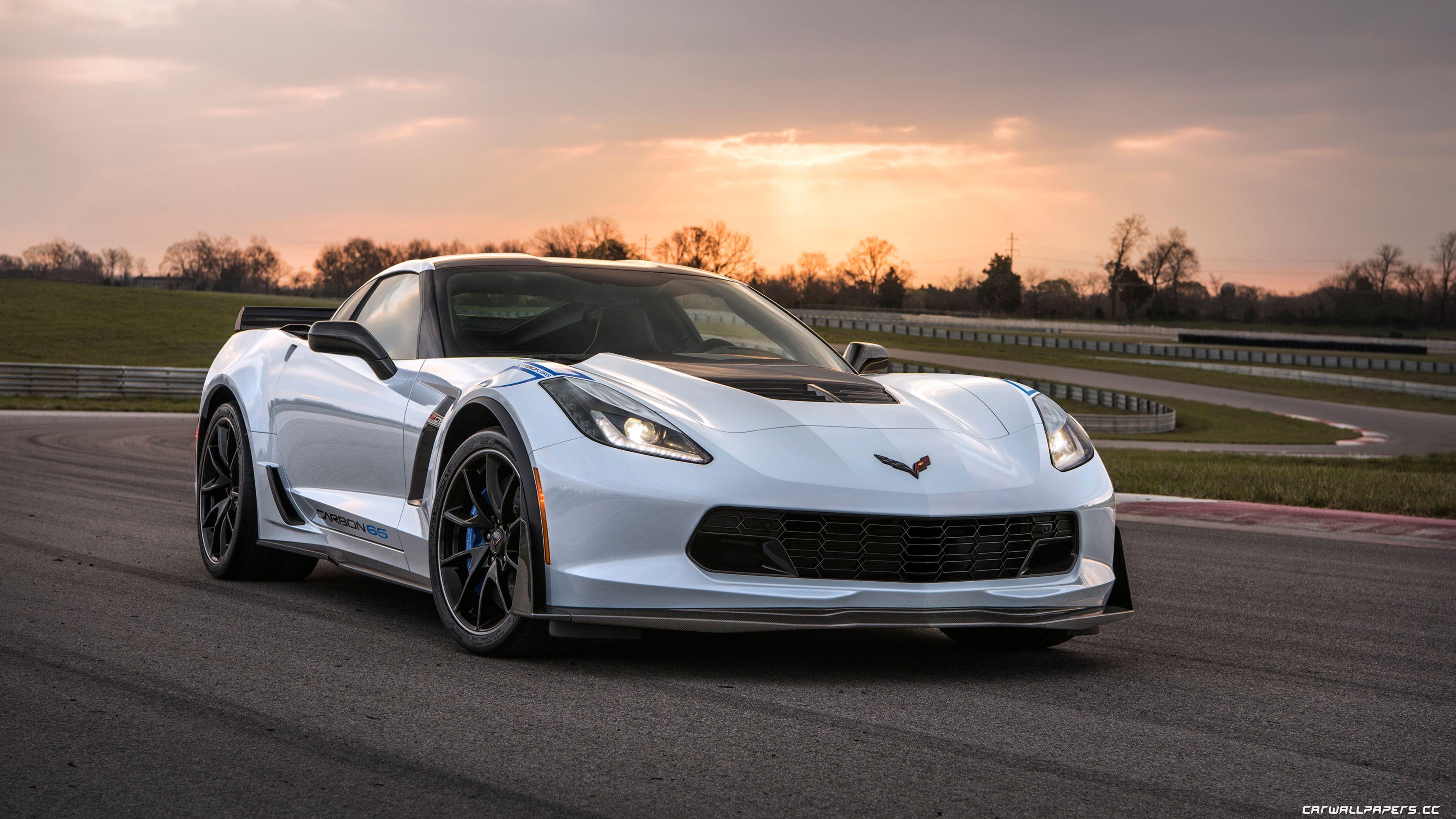 3840x2160 Cars desktop wallpaper Chevrolet Corvette Z06 Carbon 65 Edition