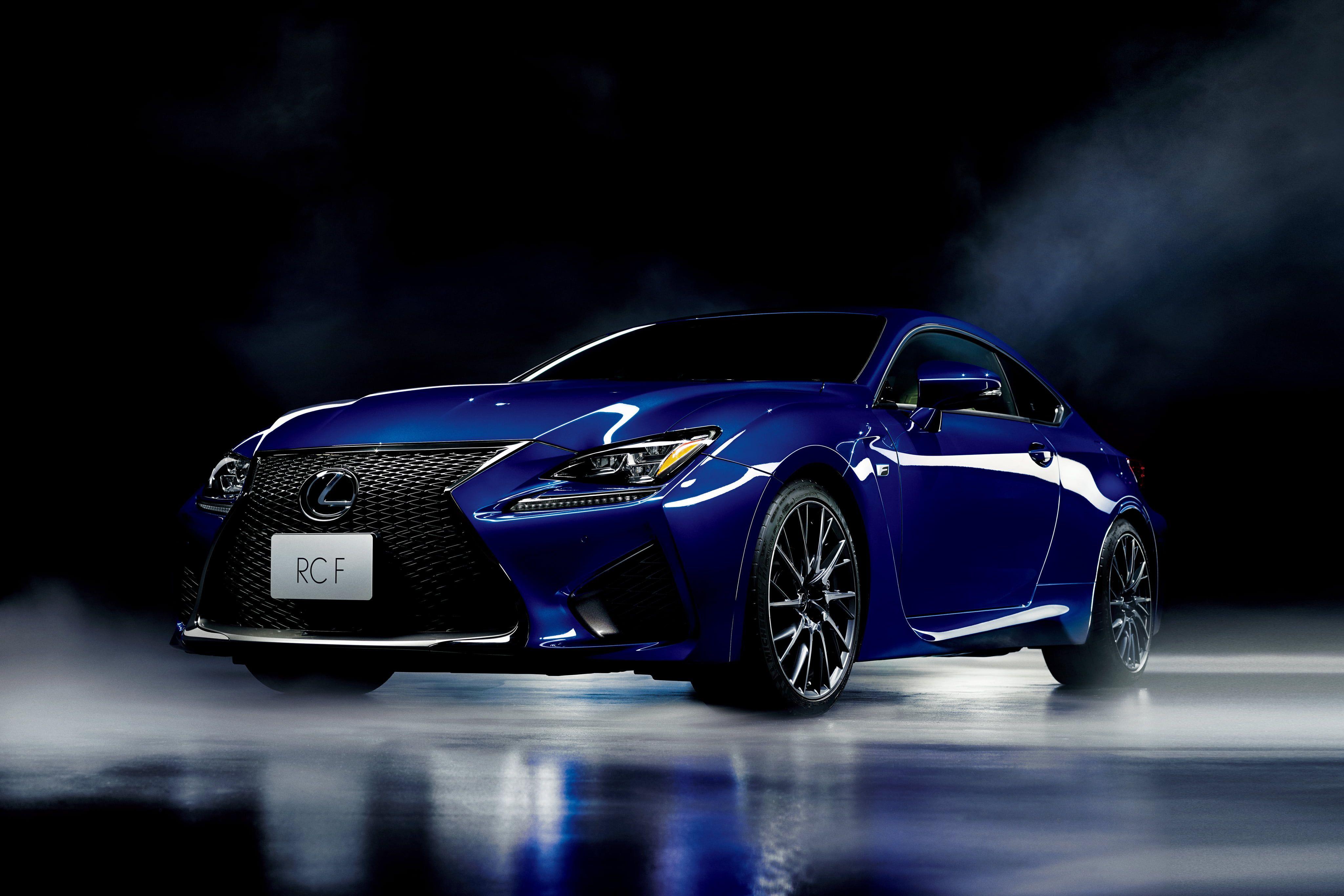 4096x2731 Blue Lexus RC F HD wallpaper
