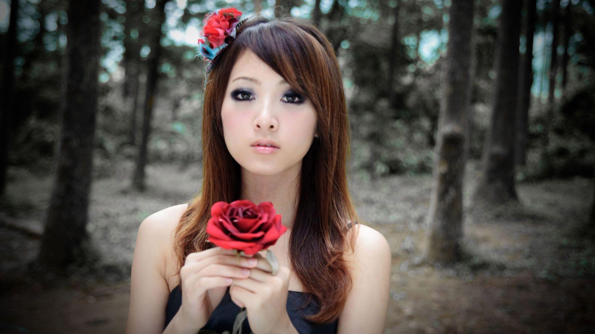 1920x1080 Simple And Cute Korean Girl Pics Korean Girl Wallpaper Image. HD