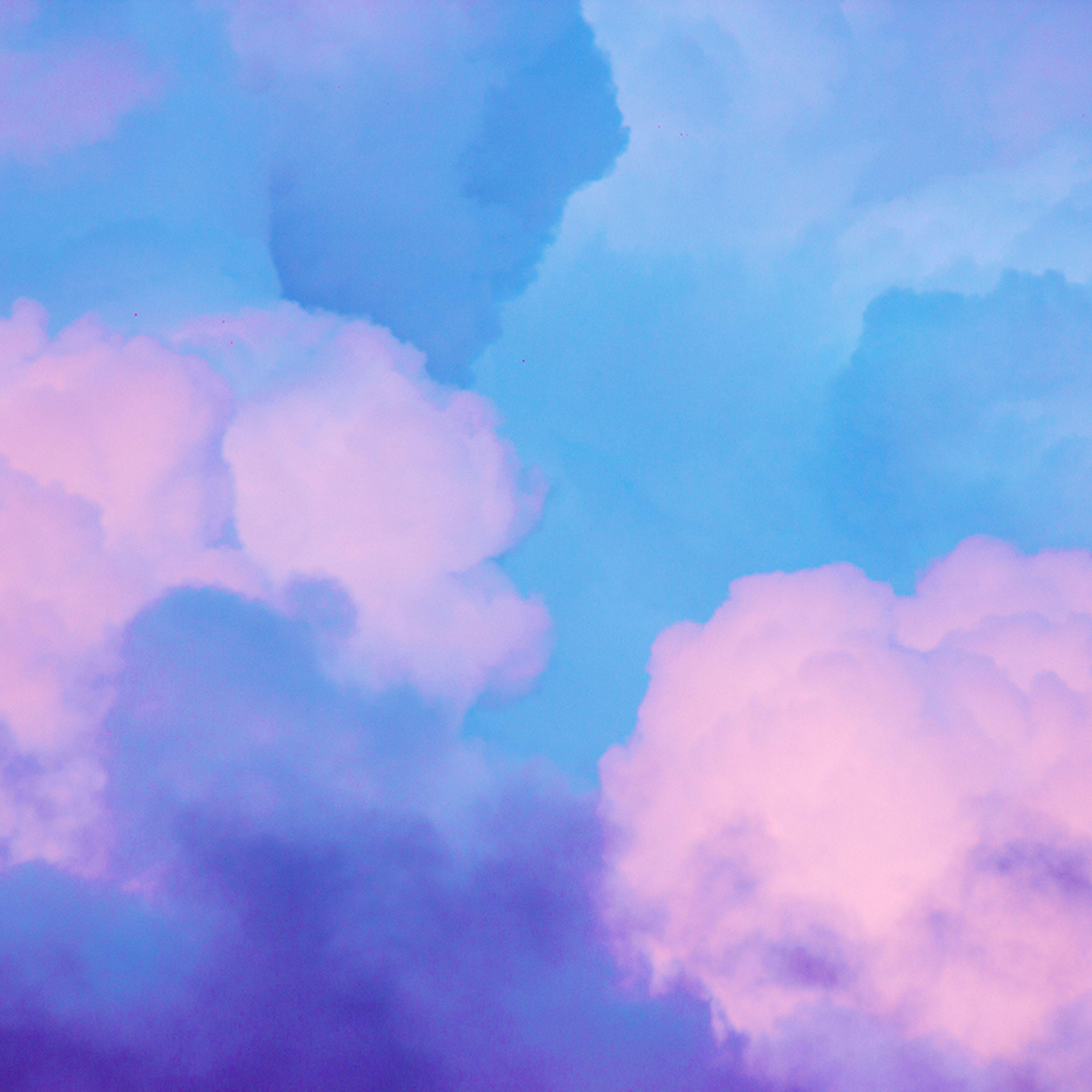 5120x5120 Sky Blue Pastel Art Hình nền