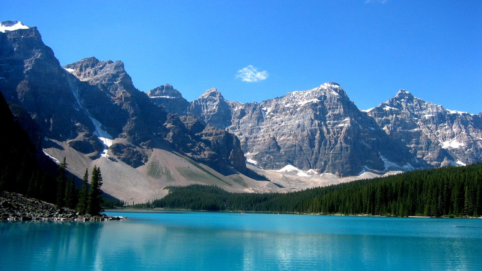 1920x1080 Free download Mountain And Lake Wallpaper [1920x1200]