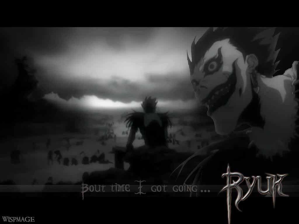 1024x768 HQ Wallpaper: Death Note Ryuk Wallpaper