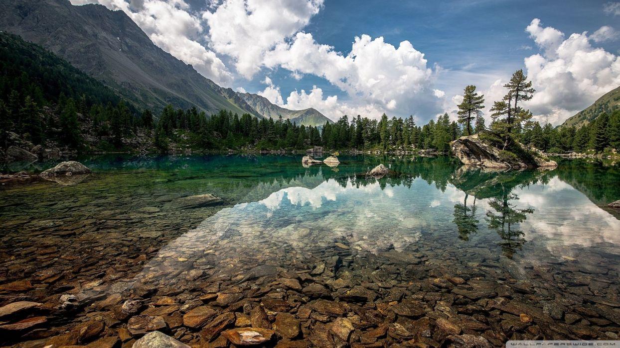 1244x700 Cristal Clear Mountain Lake Wallpaper 1920x1080 Wallpaperx1080