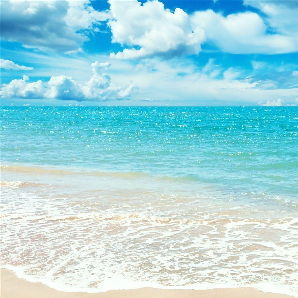 1024x1024 Sunny Day iPad Air Wallpaper. Little reasons to smile, Beach
