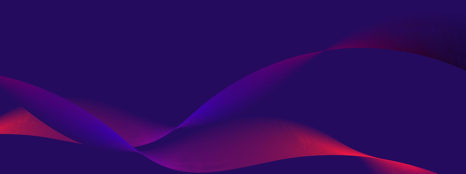 1920x720 Abstract horizontal background with smooth lines with gradient.Modern technological banner for wallpaper website design.Effective minimalistic graphics