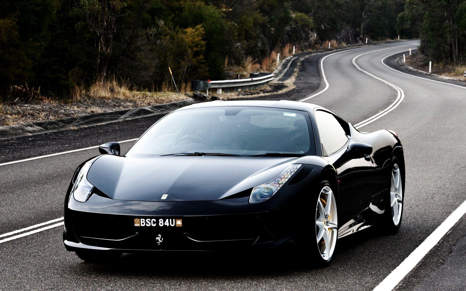 1920x1200 Black Ferrari Car Wallpaper 08 - [1920x1200]
