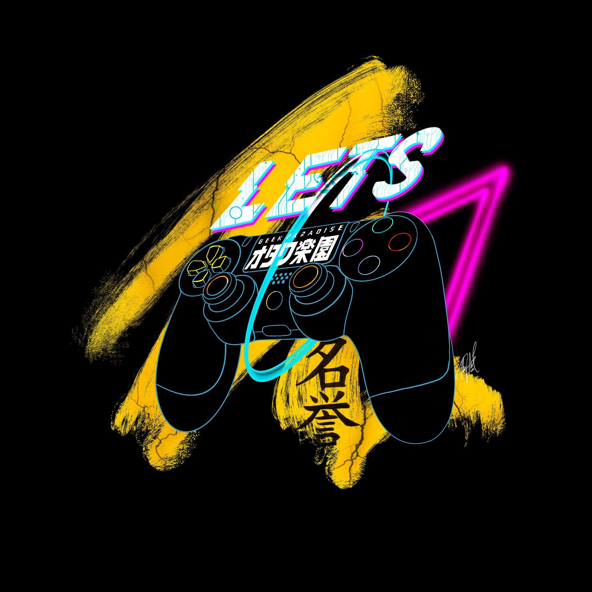 1920x1920 Lets Play art