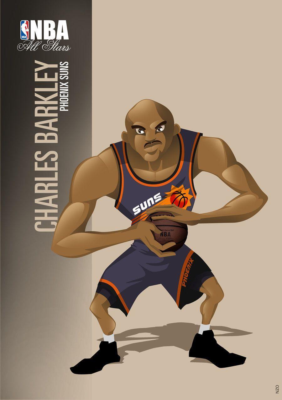 Charles Barkley Philadelphia 76ers Abstract Art 1 Greeting Card by Joe  Hamilton