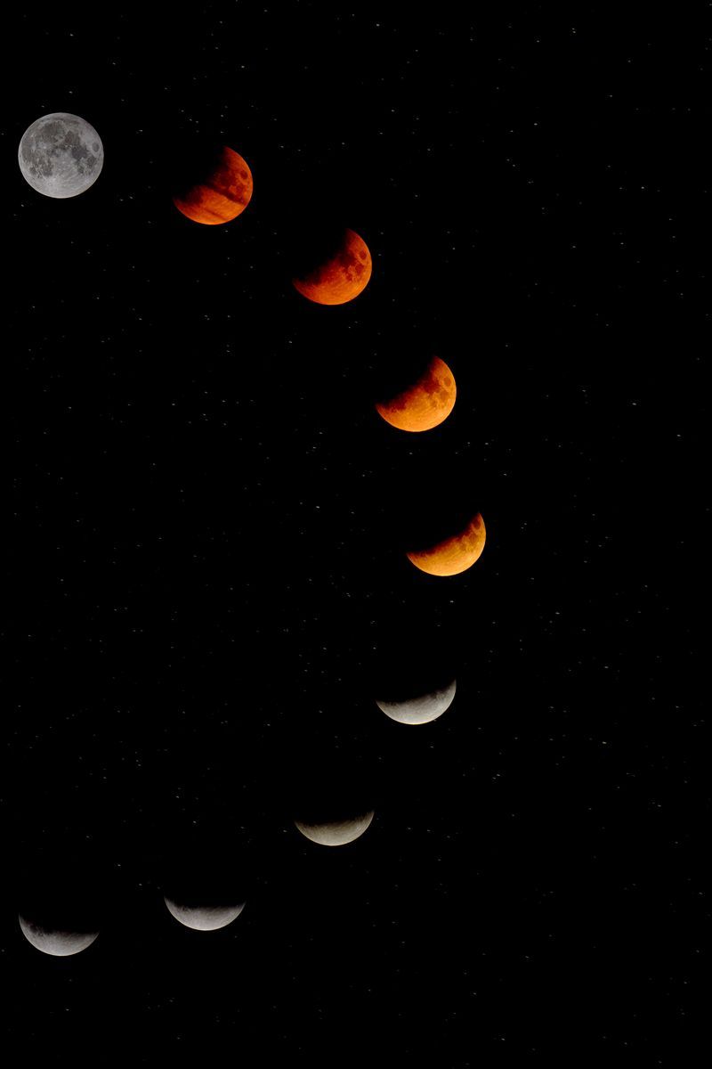 800x1200 Download Wallpaper 800x1200 Moon, Phase, Eclipse, Cycle, Astronomy, Space Iphone 4s 4 For Parallax HD Background