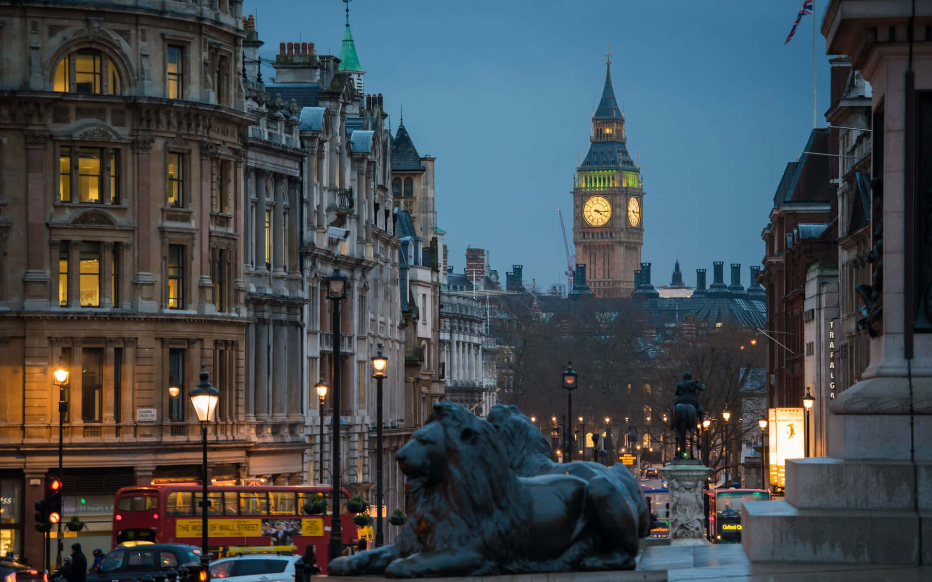 1920x1198 Download Trafalgar Square Big Ben Wallpaper