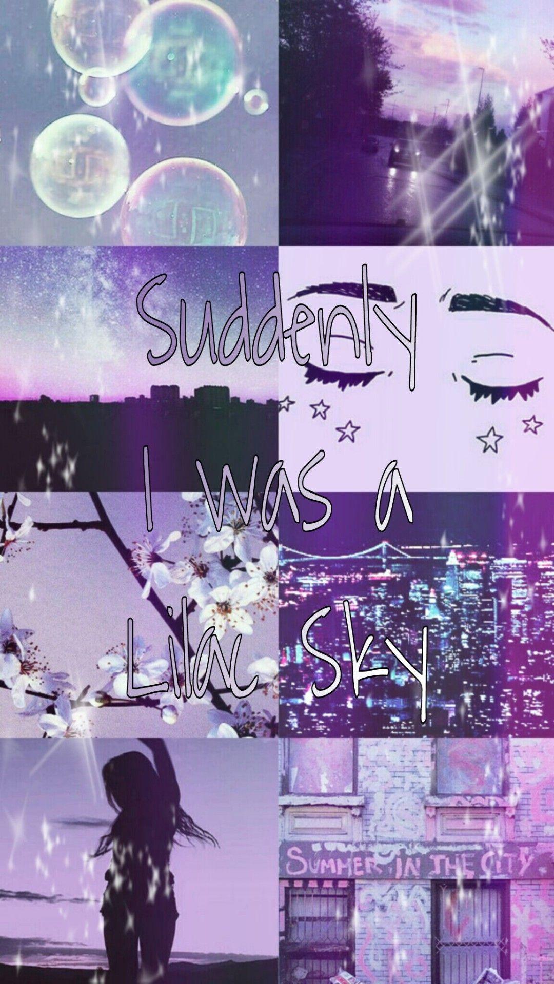 cute purple aesthetic wallpaper