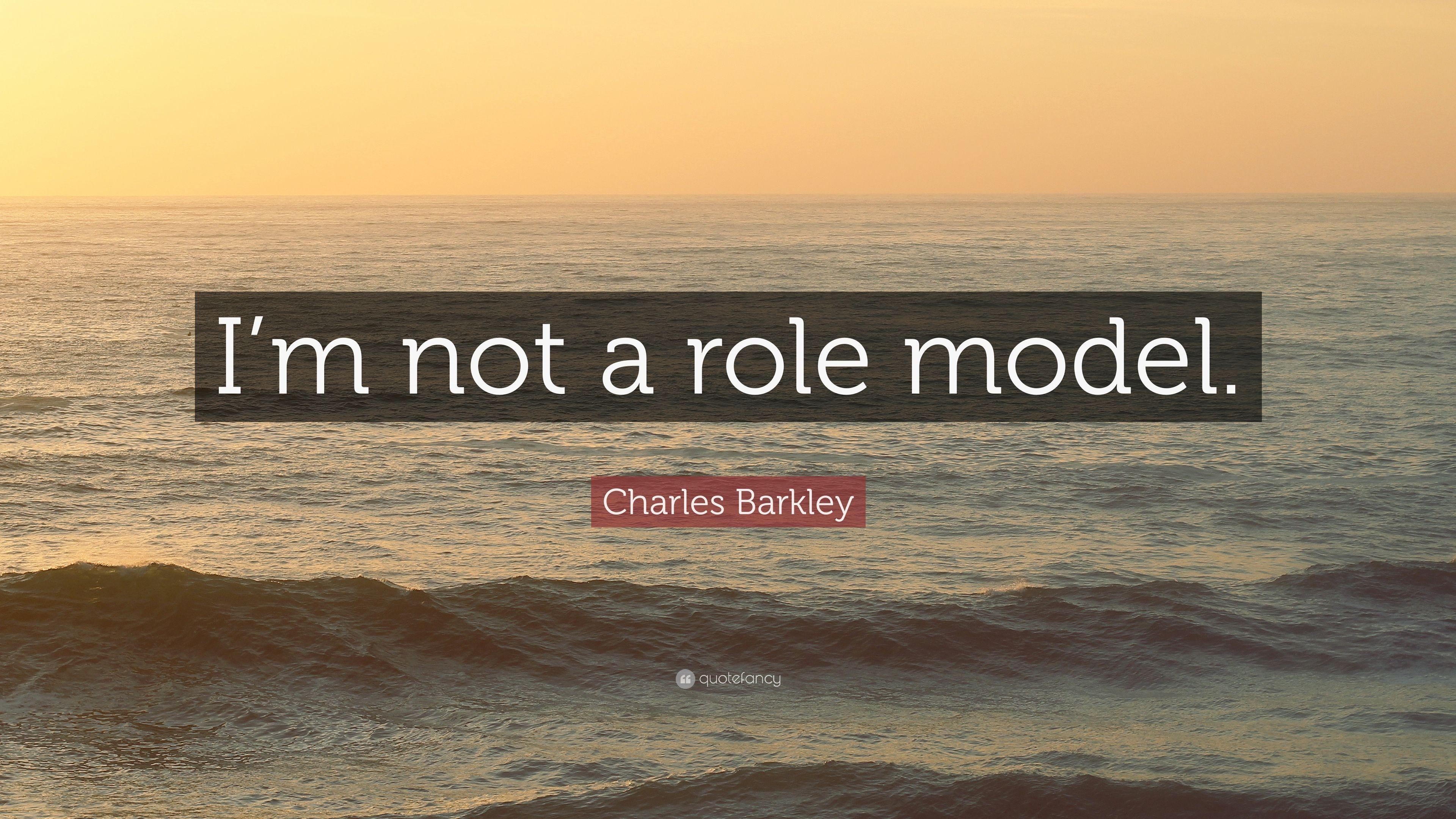 3840x2160 Charles Barkley Quote: “I'm not a role model.” 10 wallpaper