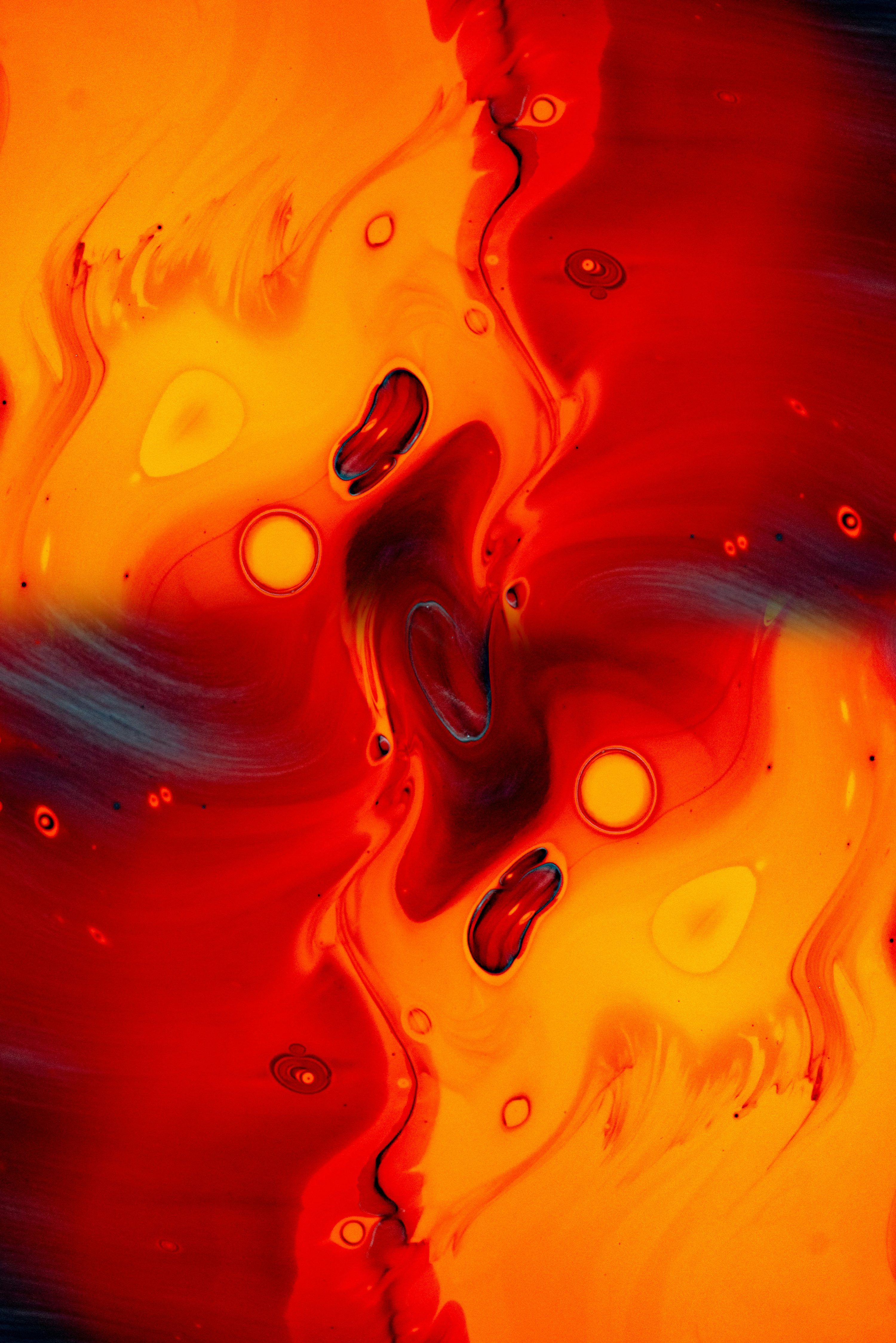 3000x4498 Abstract art piece with vibrant colors. photo