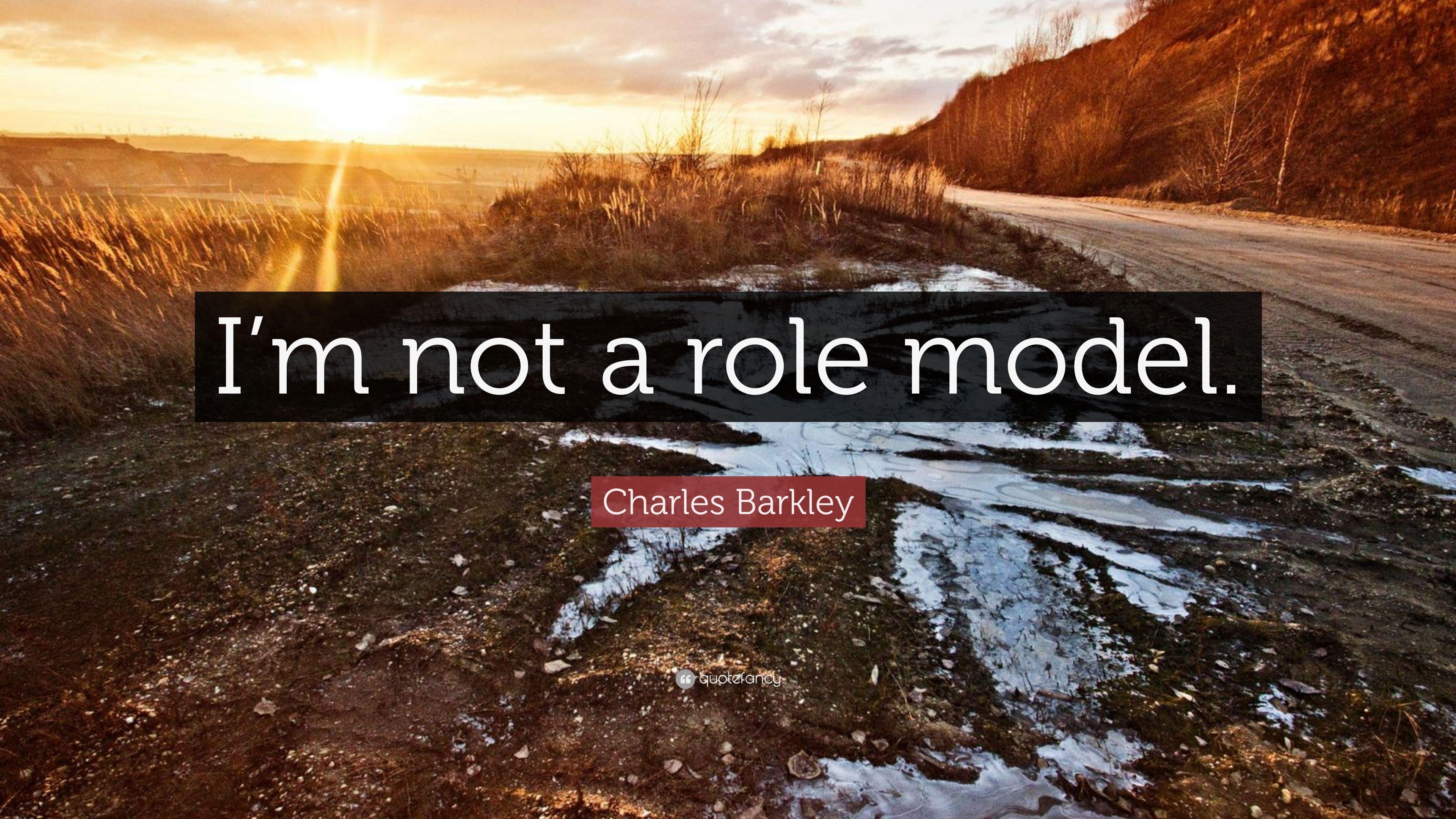 3840x2160 Charles Barkley Quote: “I'm not a role model.” 10 wallpaper