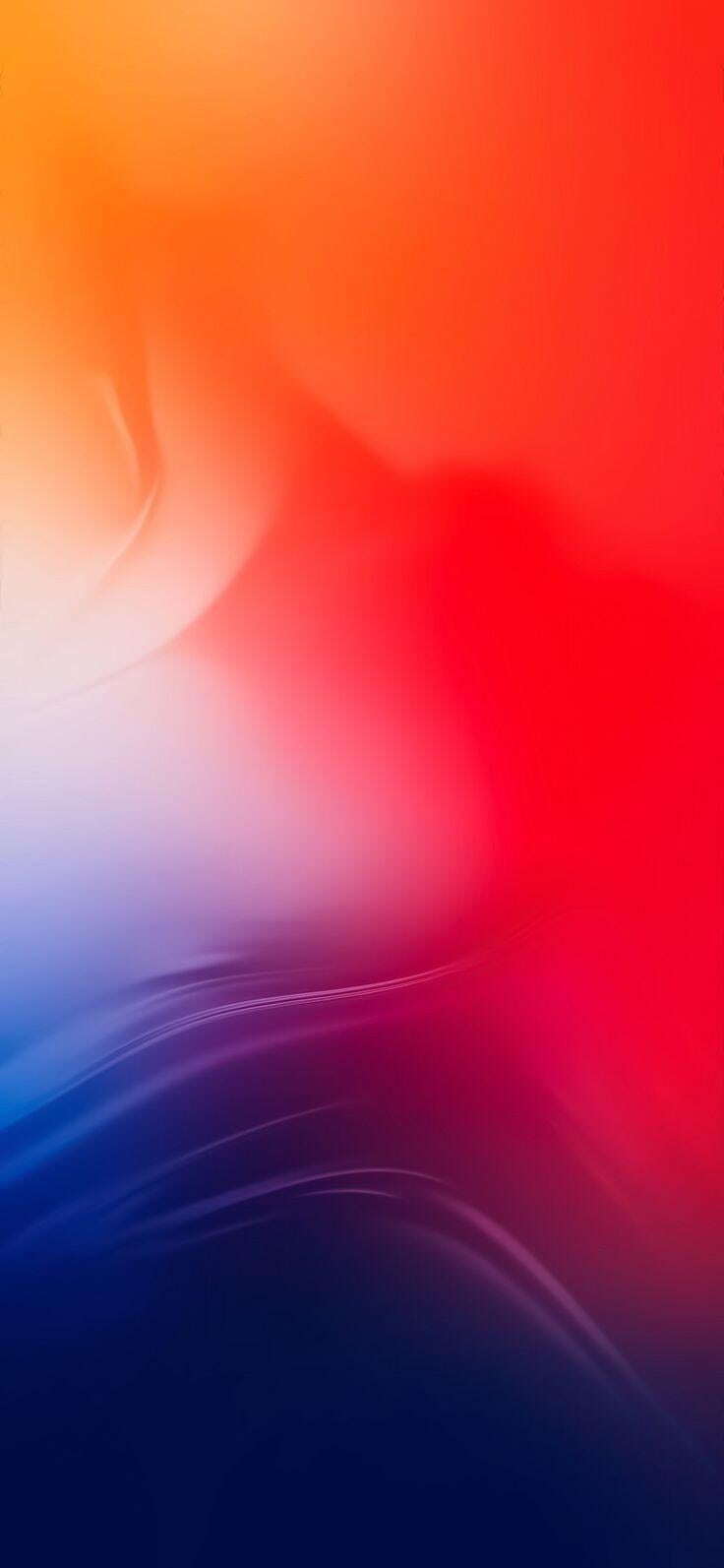 736x1593 Red Orange Navy Blue Gradient Swirl Vibrant Colorful Colourful