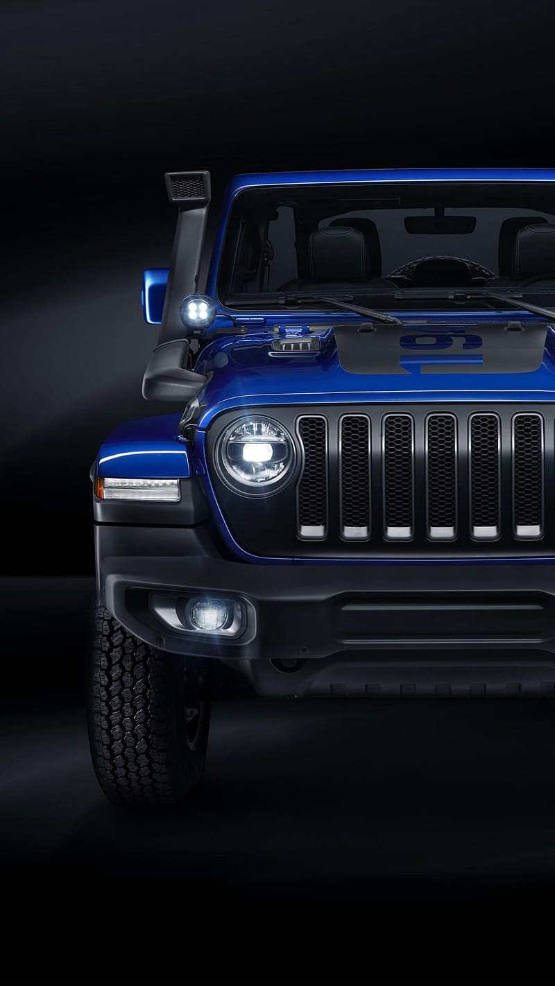 800x1422 Mahindra Thar in the Dark, mahindra thar, HD phone wallpaper