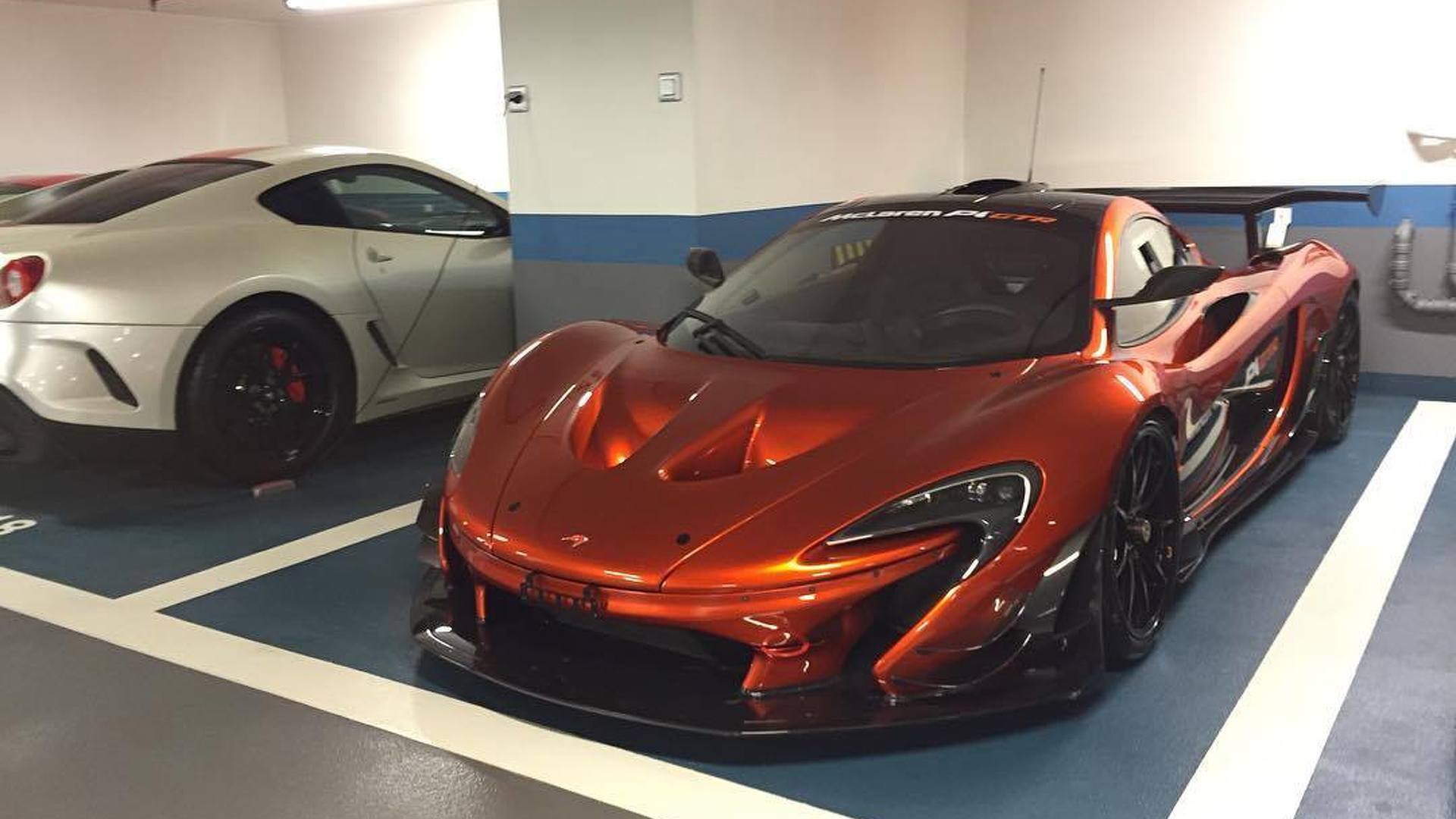 MCLAREN p1 градиент