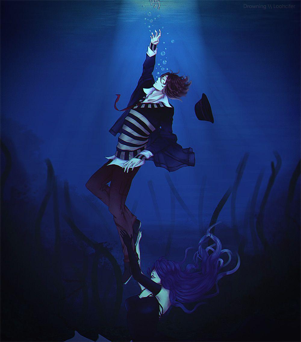 1000x1133 Drowning, Daniela Cook