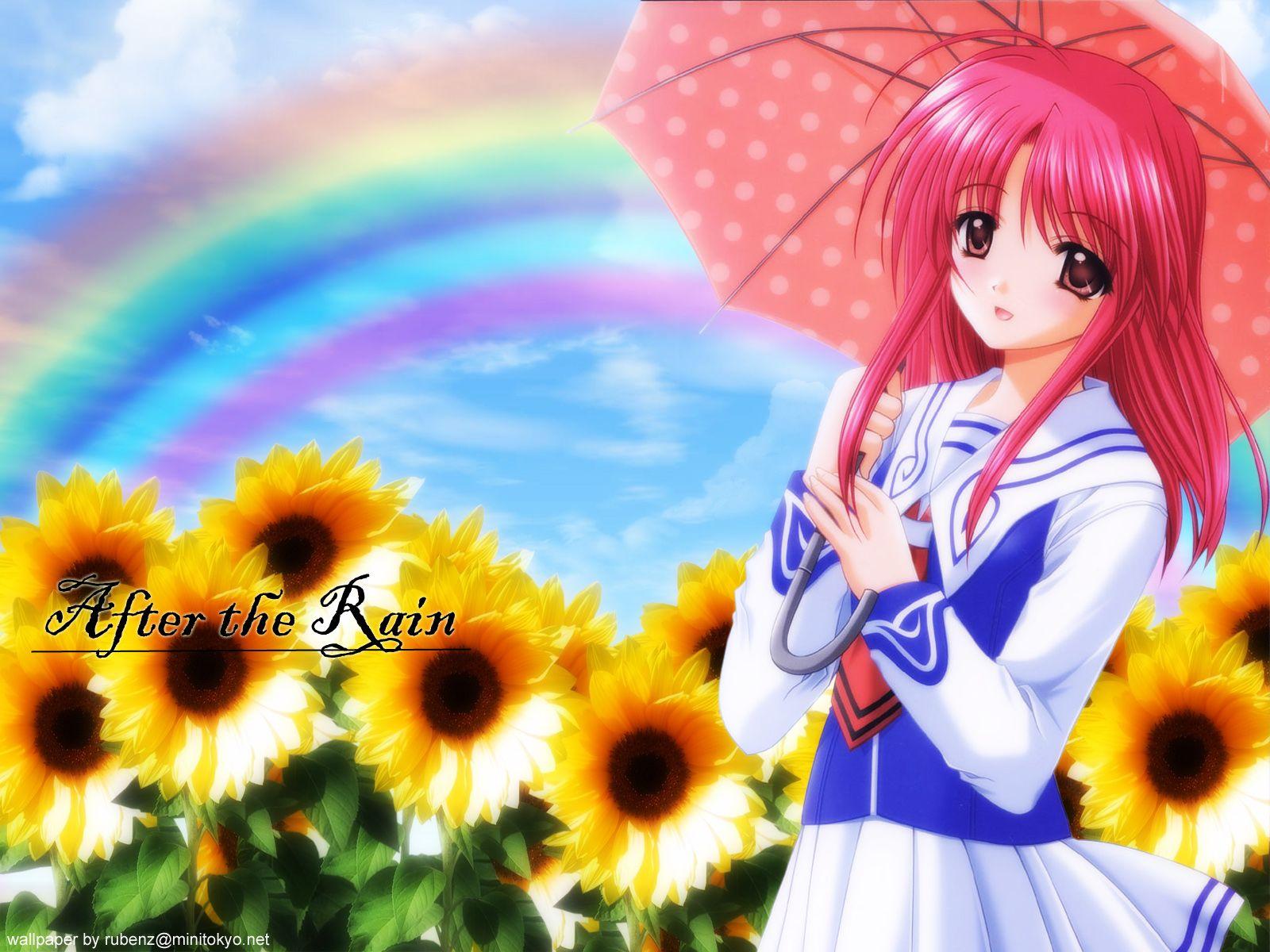 1600x1200 Aoi Nishimata Wallpaper: After the Rain
