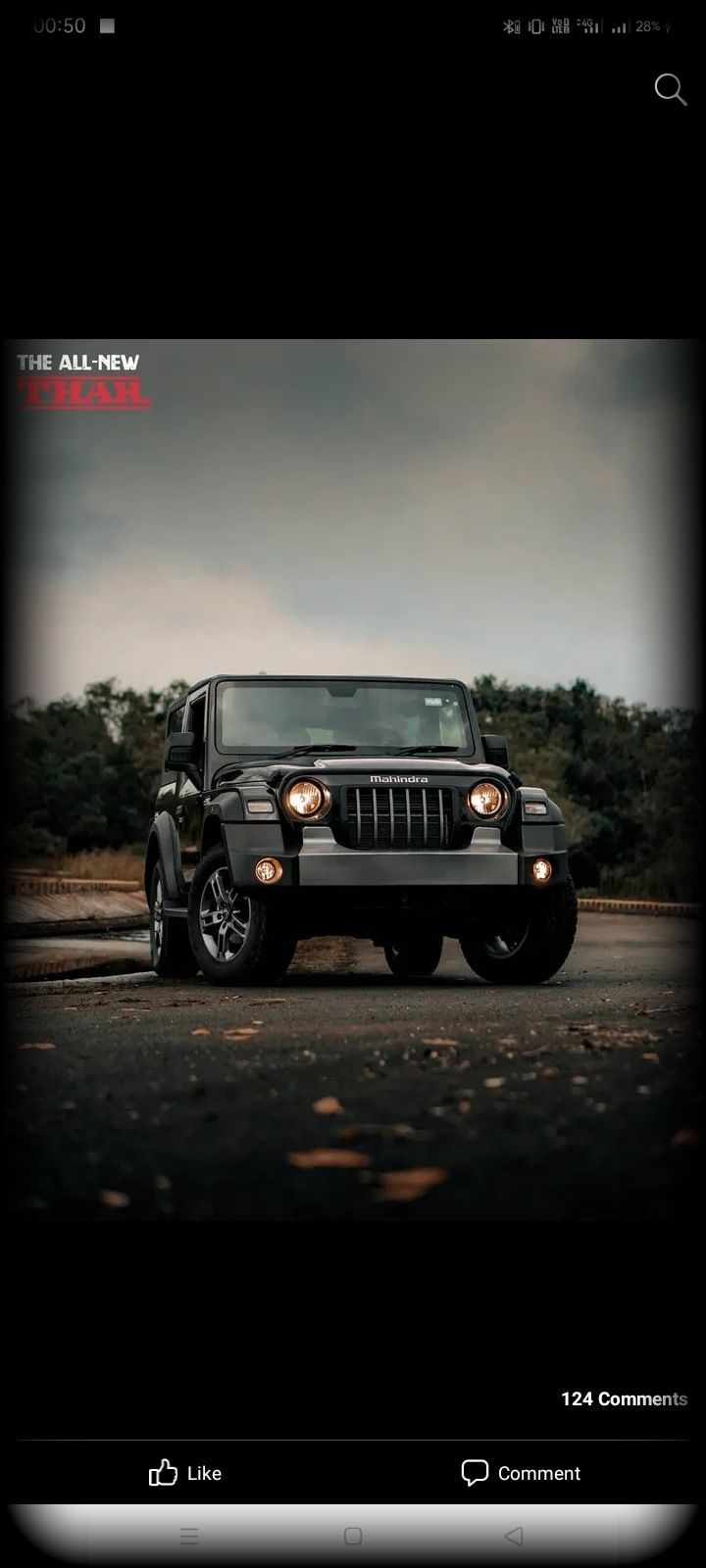 720x1600 Black Jeep parked on the street
