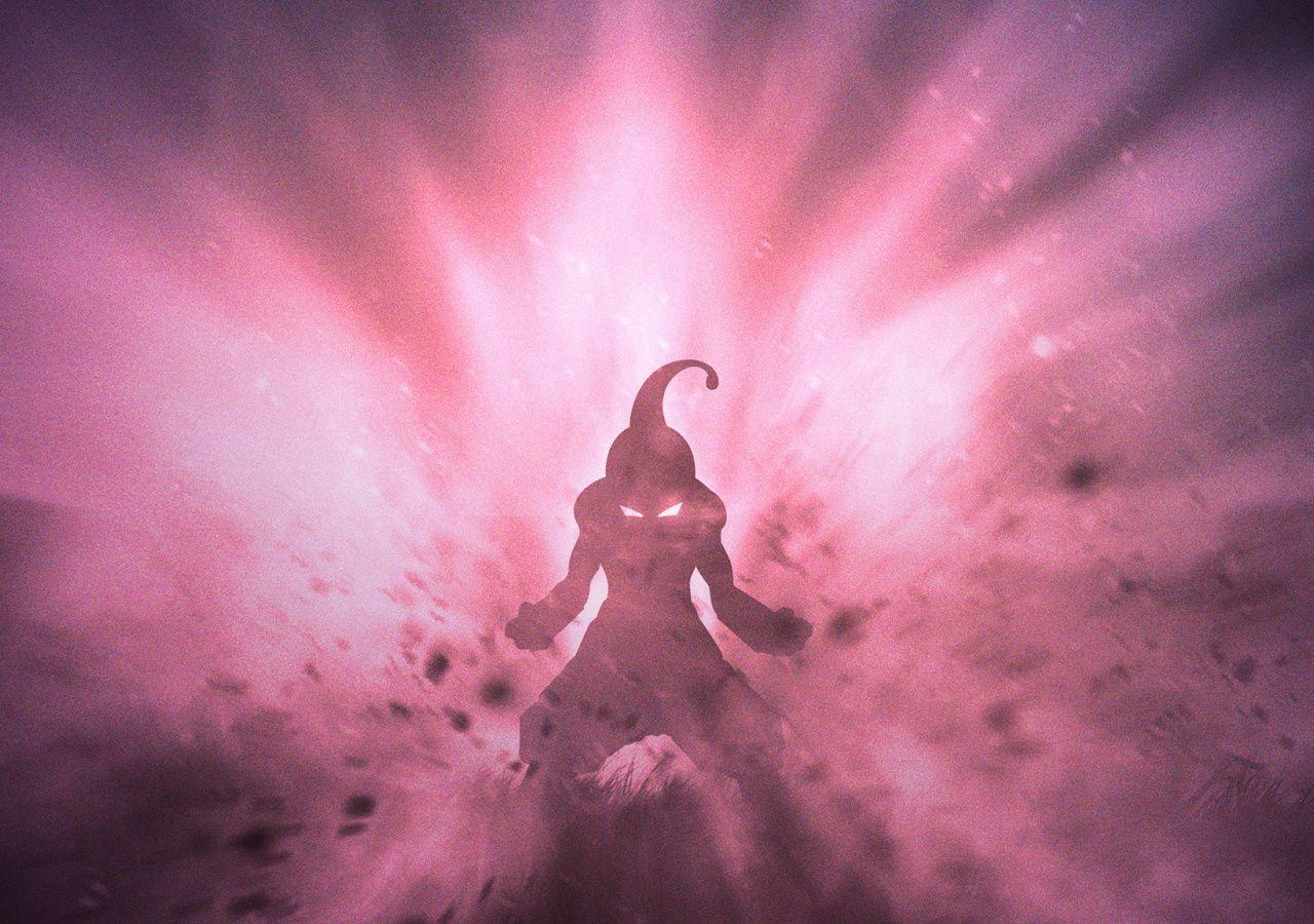 1280x900 Download 1280x900 wallpaper minimal, majin buu, anime, dragon ball