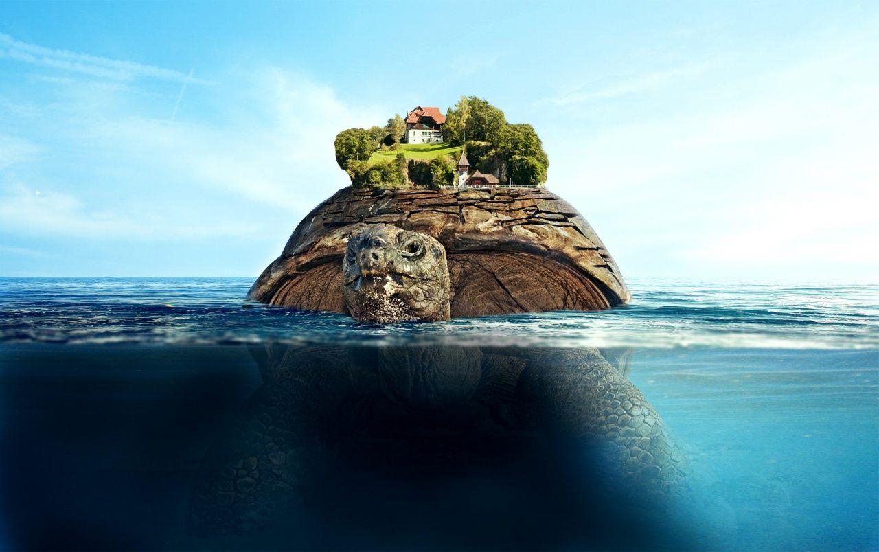 1280x804 Floating island wallpaper. Floating island