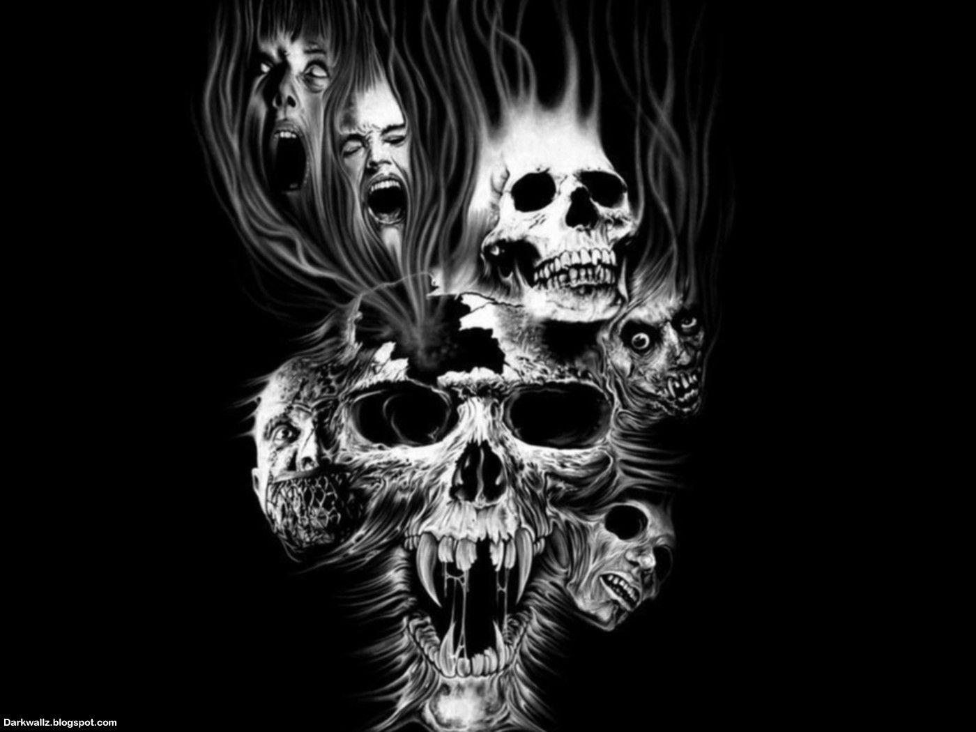 1400x1050 Gothic Skull Best Wallpaper 08826