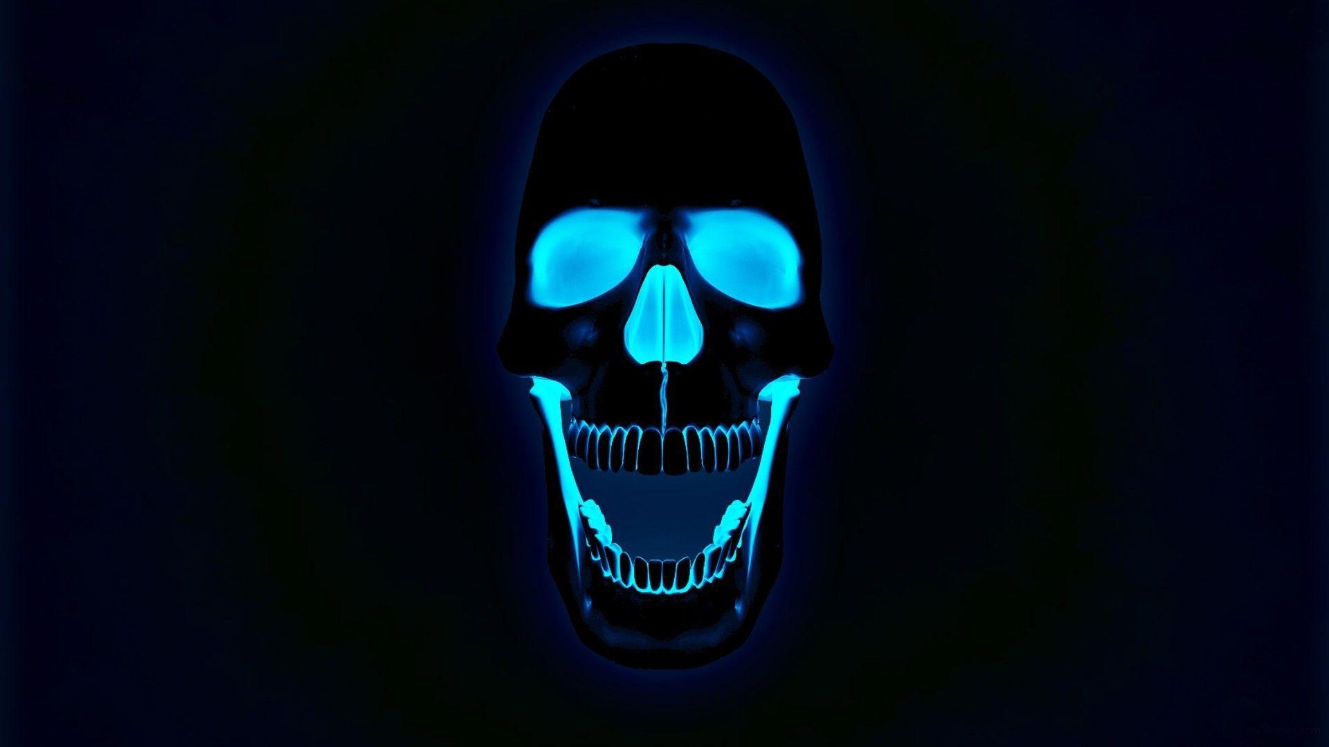 1920x1080 3D Skull Wallpaper