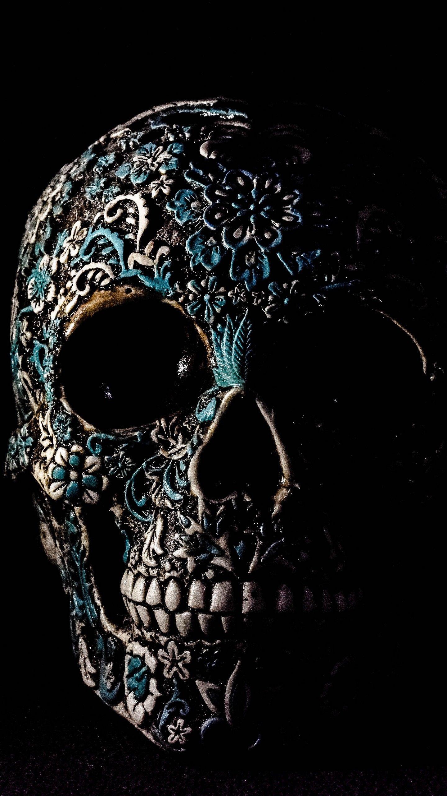 1440x2560 Skull Wallpaper for Laptops