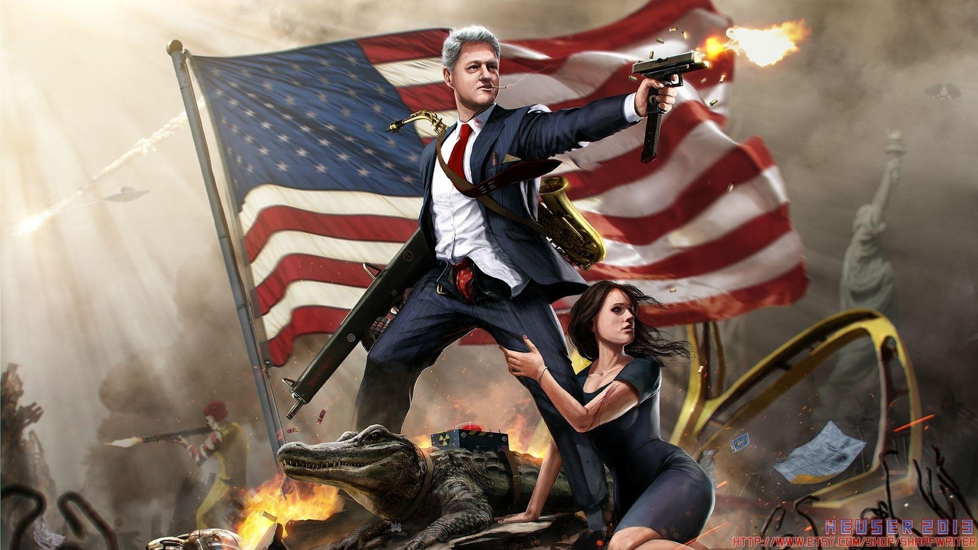 1920x1080 Bill Clinton Wallpaper. Hillary Clinton