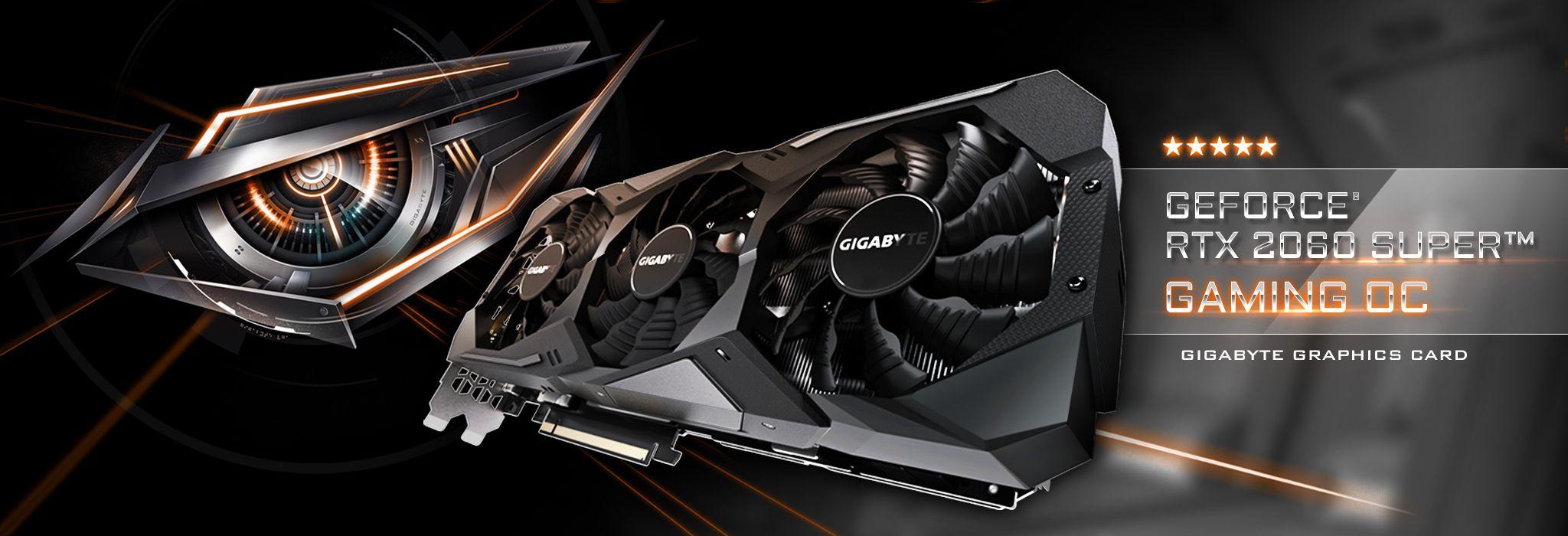 2048x700 GeForce® RTX 2060 SUPER™ GAMING OC 8G. Graphics Card