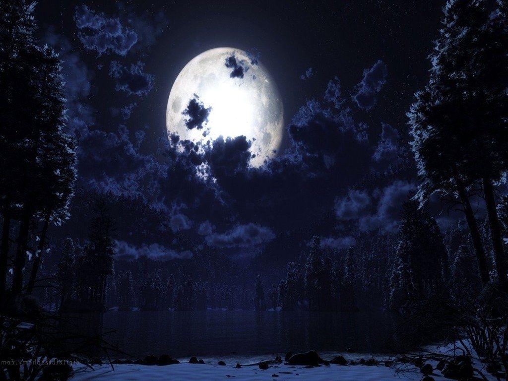 Winter Moon Wallpapers - Top Free Winter Moon Backgrounds - WallpaperAccess