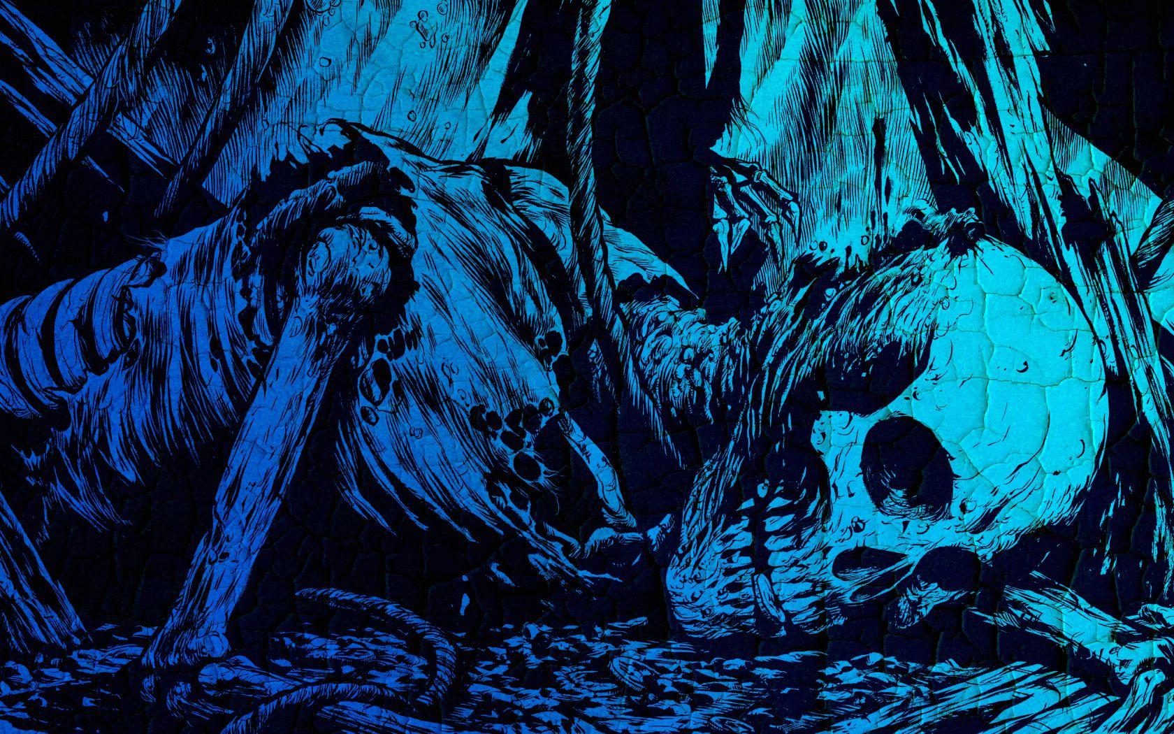 1680x1050 skulls, bones wallpaper