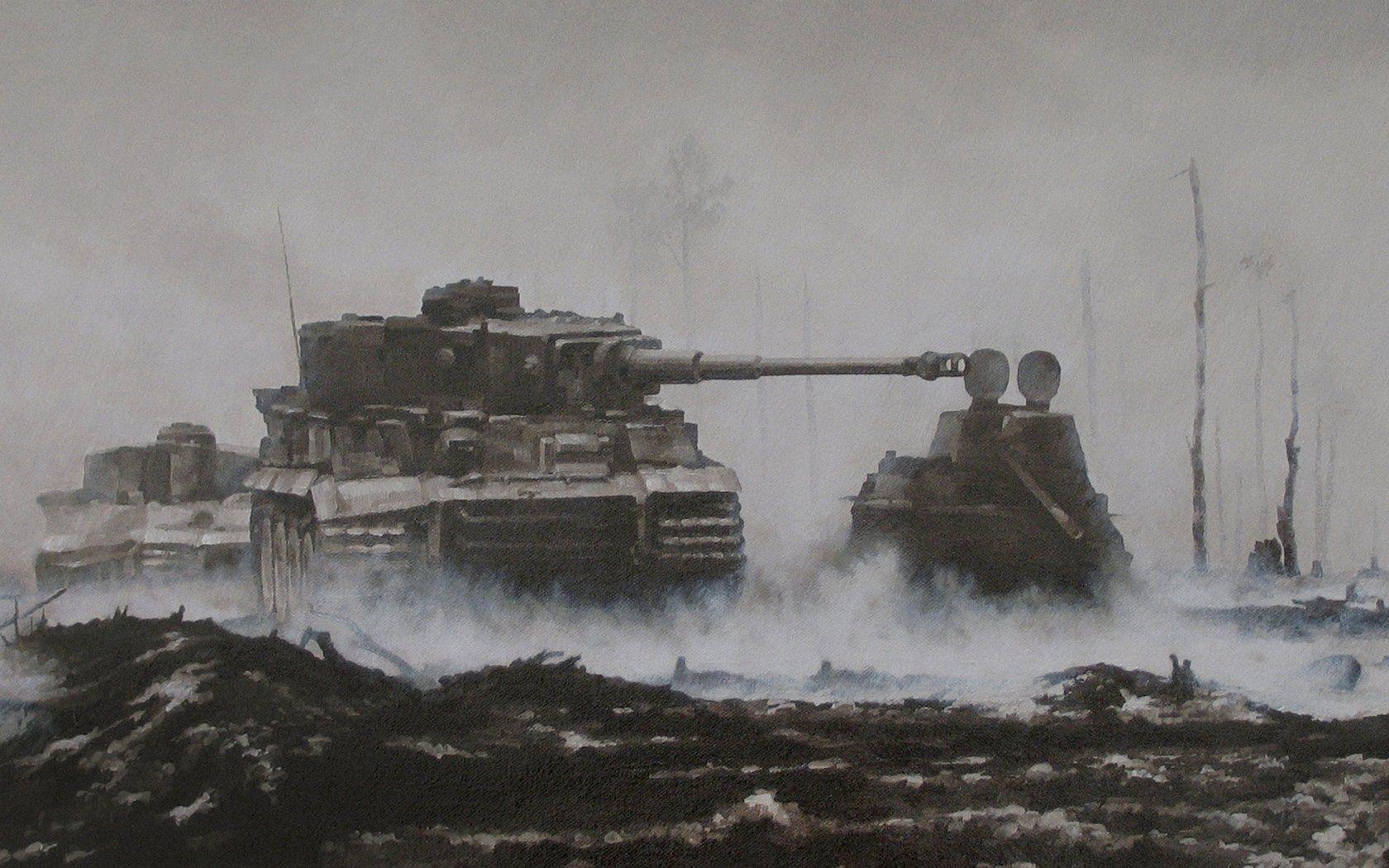 1680x1050 Tiger tank HD Hình nền và Hình nền