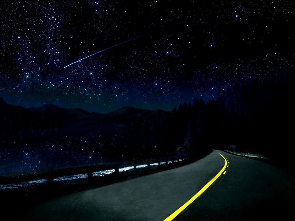 1024x768 Night Sky Ceiling Wallpaper