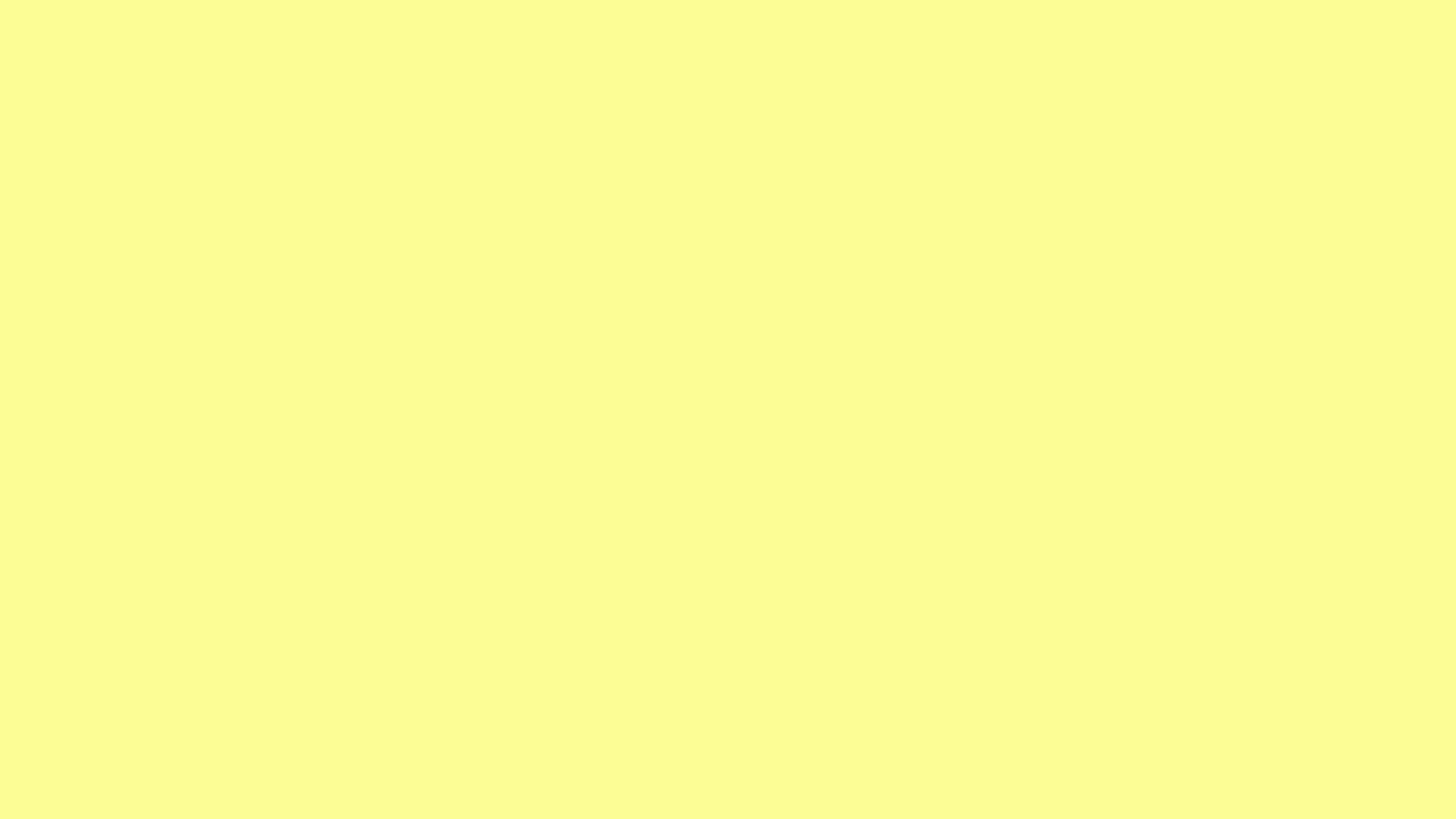 2560x1440 Nền rắn màu vàng pastel
