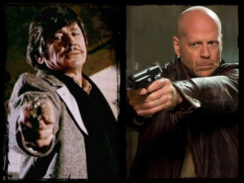1024x768 Bruce Willis In The Original And Remake Of death Wish\
