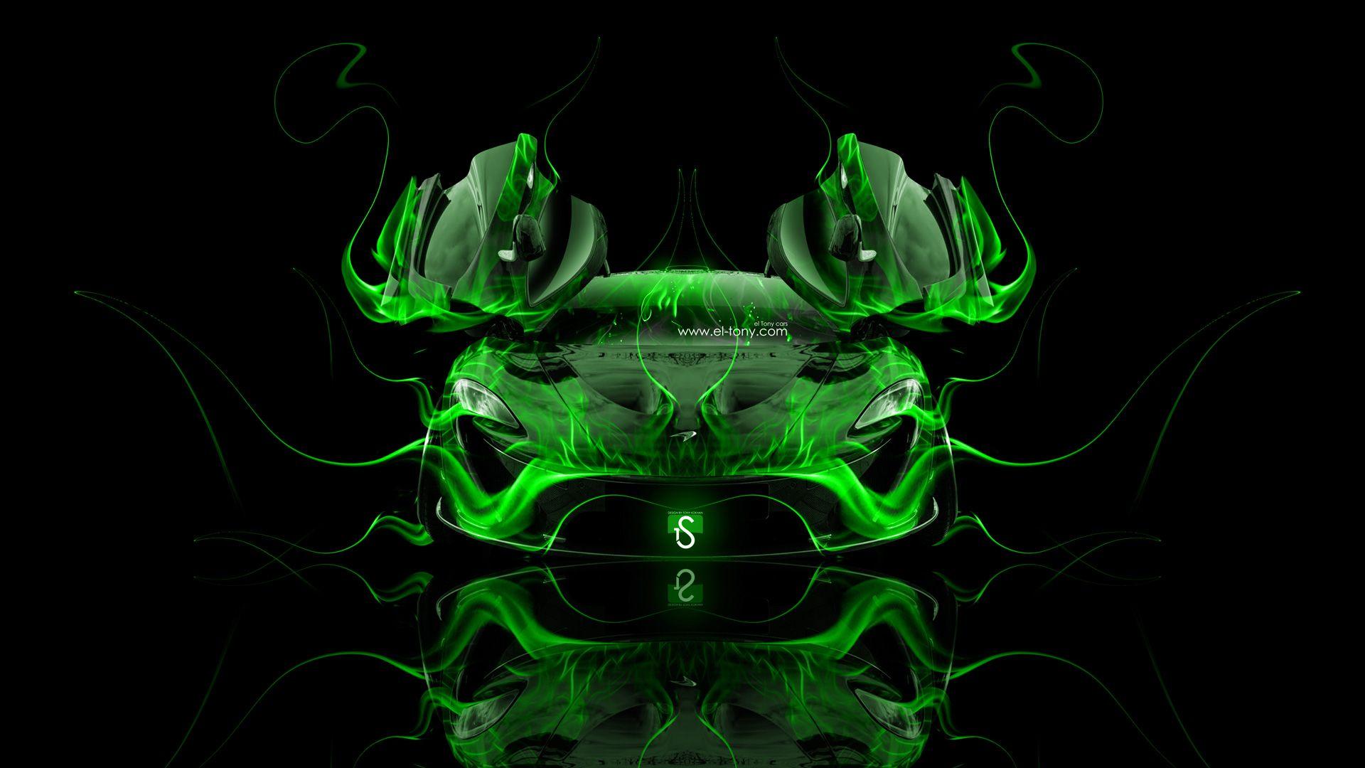 1920x1080 Free download McLaren P1 Open Doors Front Fire Car 2014 el Tony