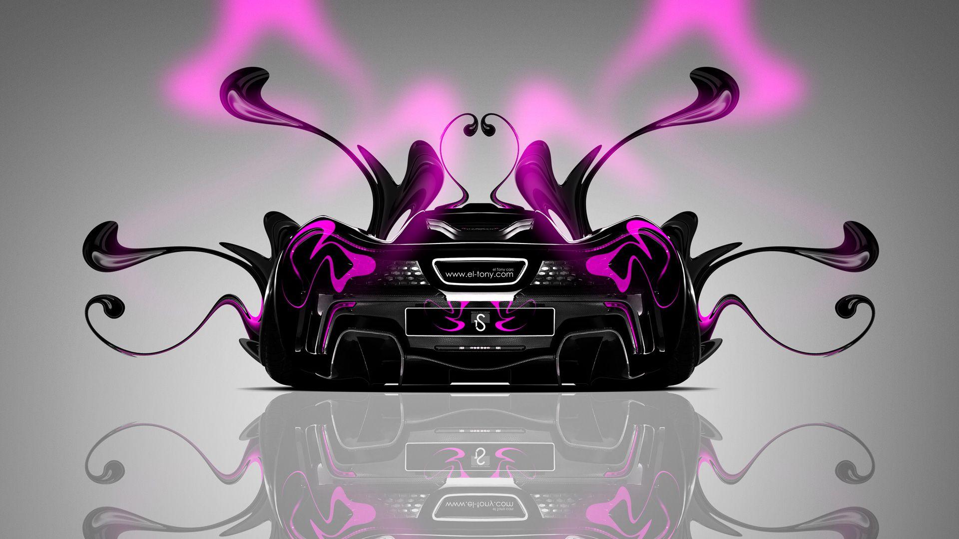 1920x1080 McLaren P1 Back Fantasy Plastic Car 2014