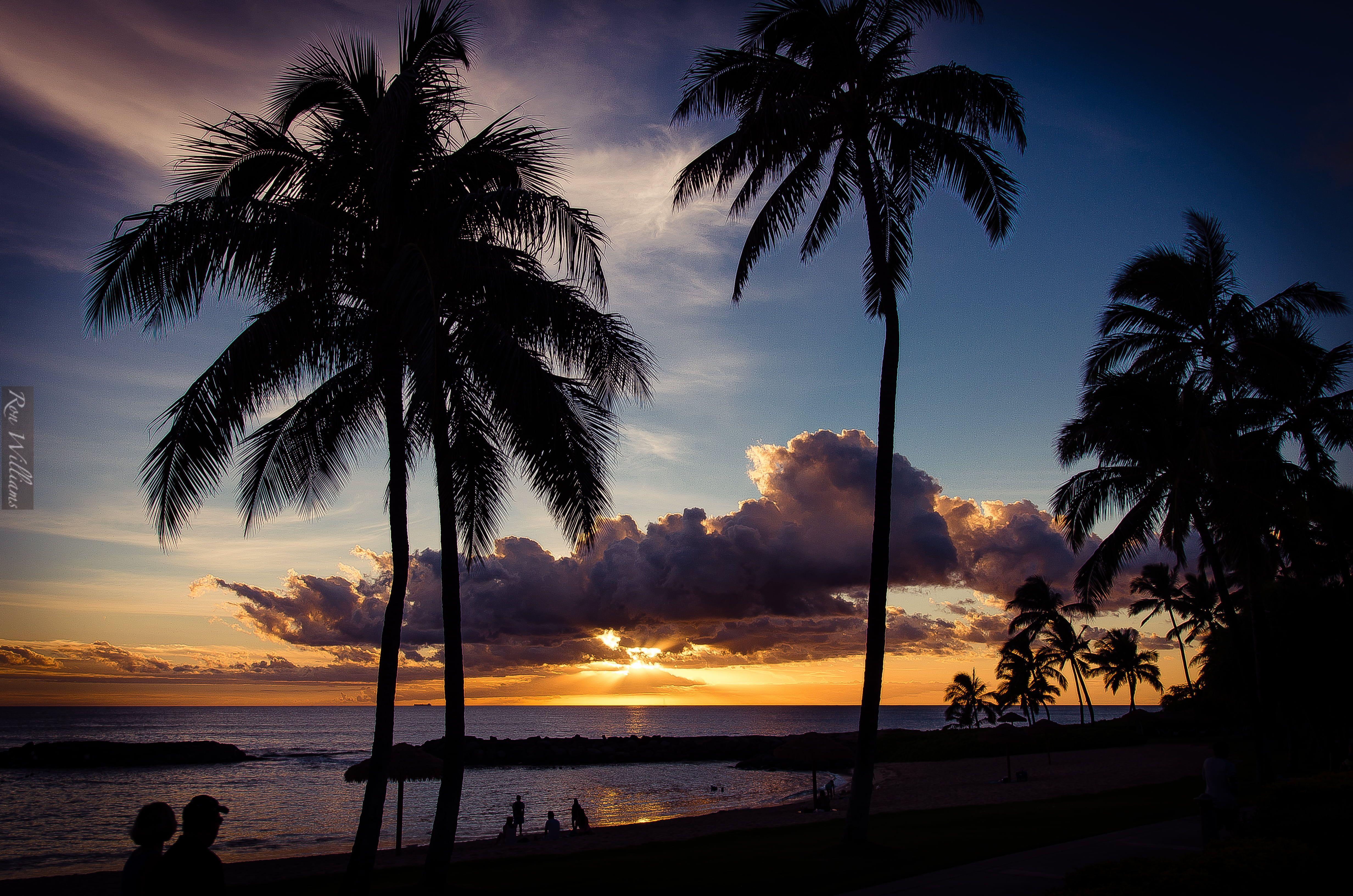 4928x3264 Beach sunset photo HD wallpaper
