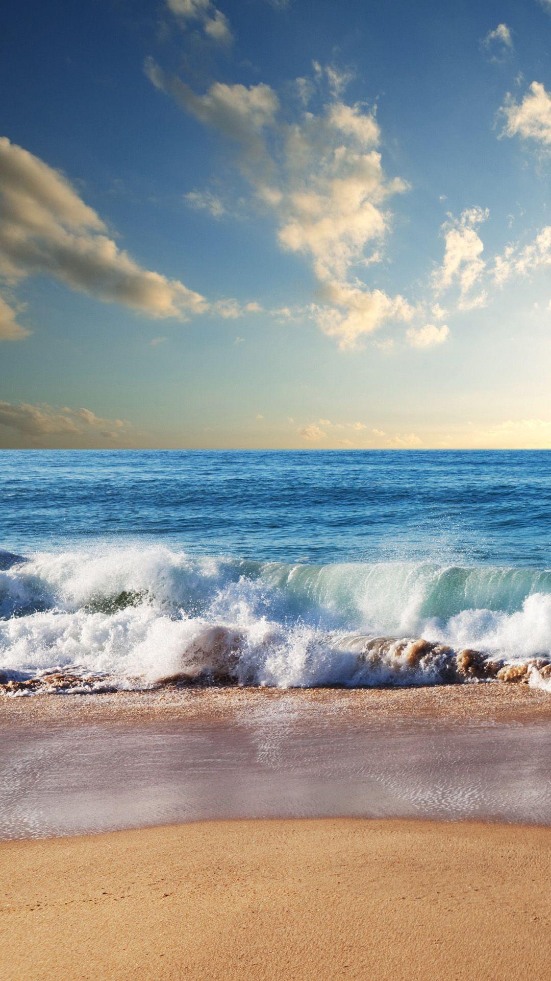 1080x1920 Beach Waves Hình Nền iPhone 6 Plus - Hình Nền Bãi Biển iPhone