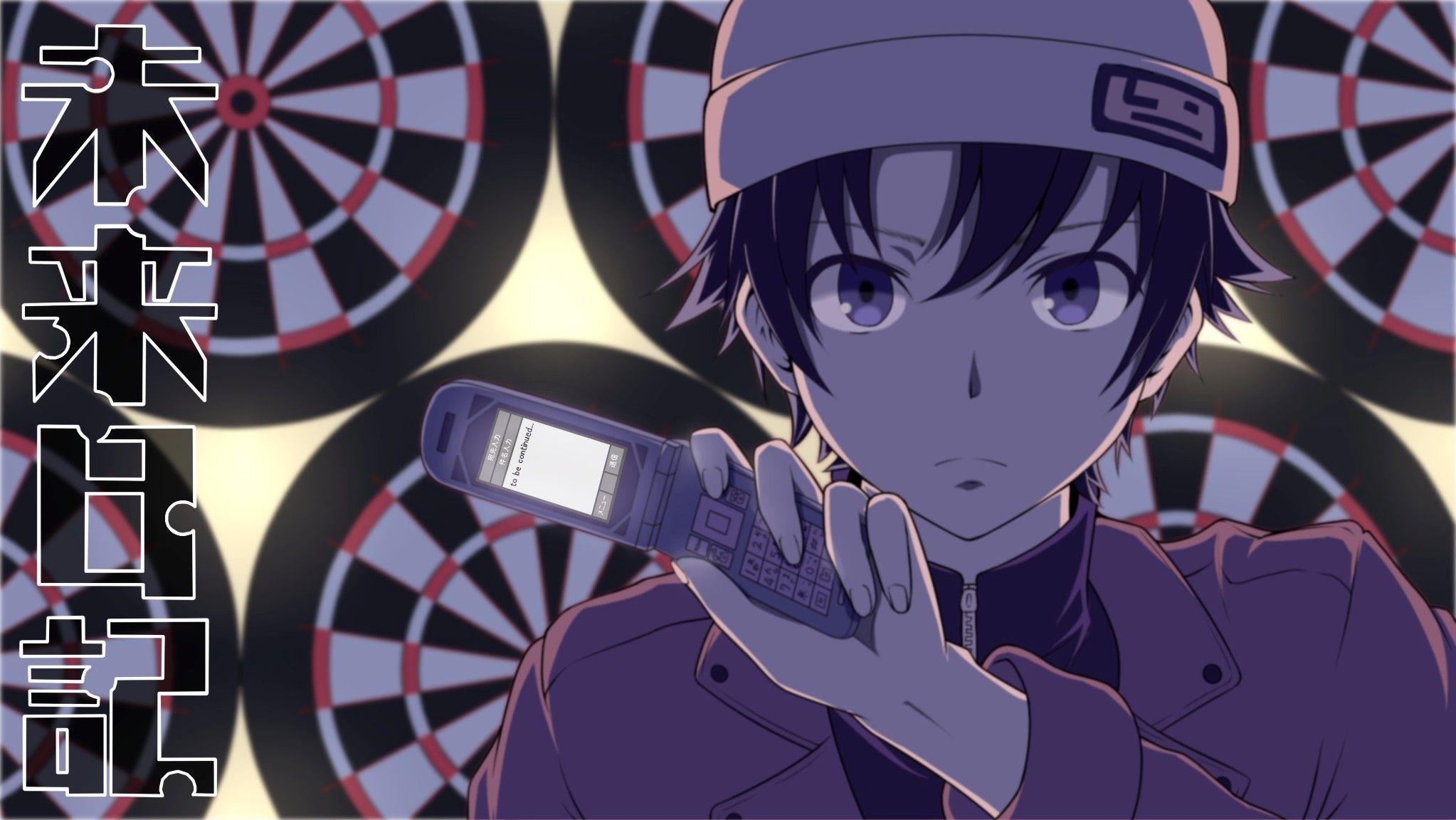 2046x1152 Yukiteru Amano Anime Character Cute Amano Yukiteru Mirai Nikki