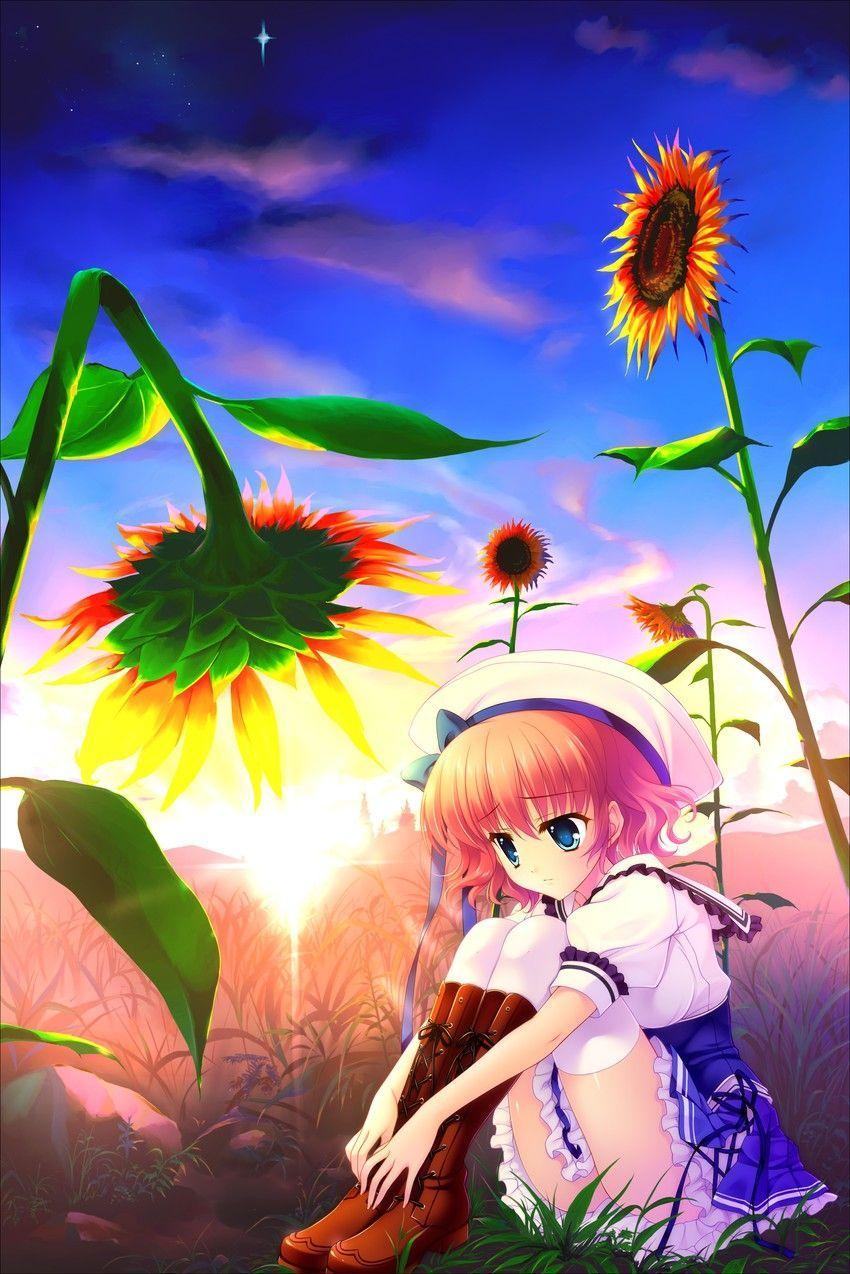 850x1274 ✮ ANIME ART ✮ summer time.. .sailor style dress.. .sailor hat