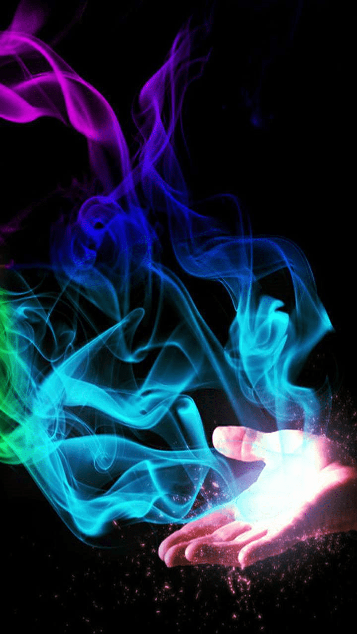 720x1280 colorful smoke wallpaper note 10 oppo f13 reno mi9 wallpaper 44