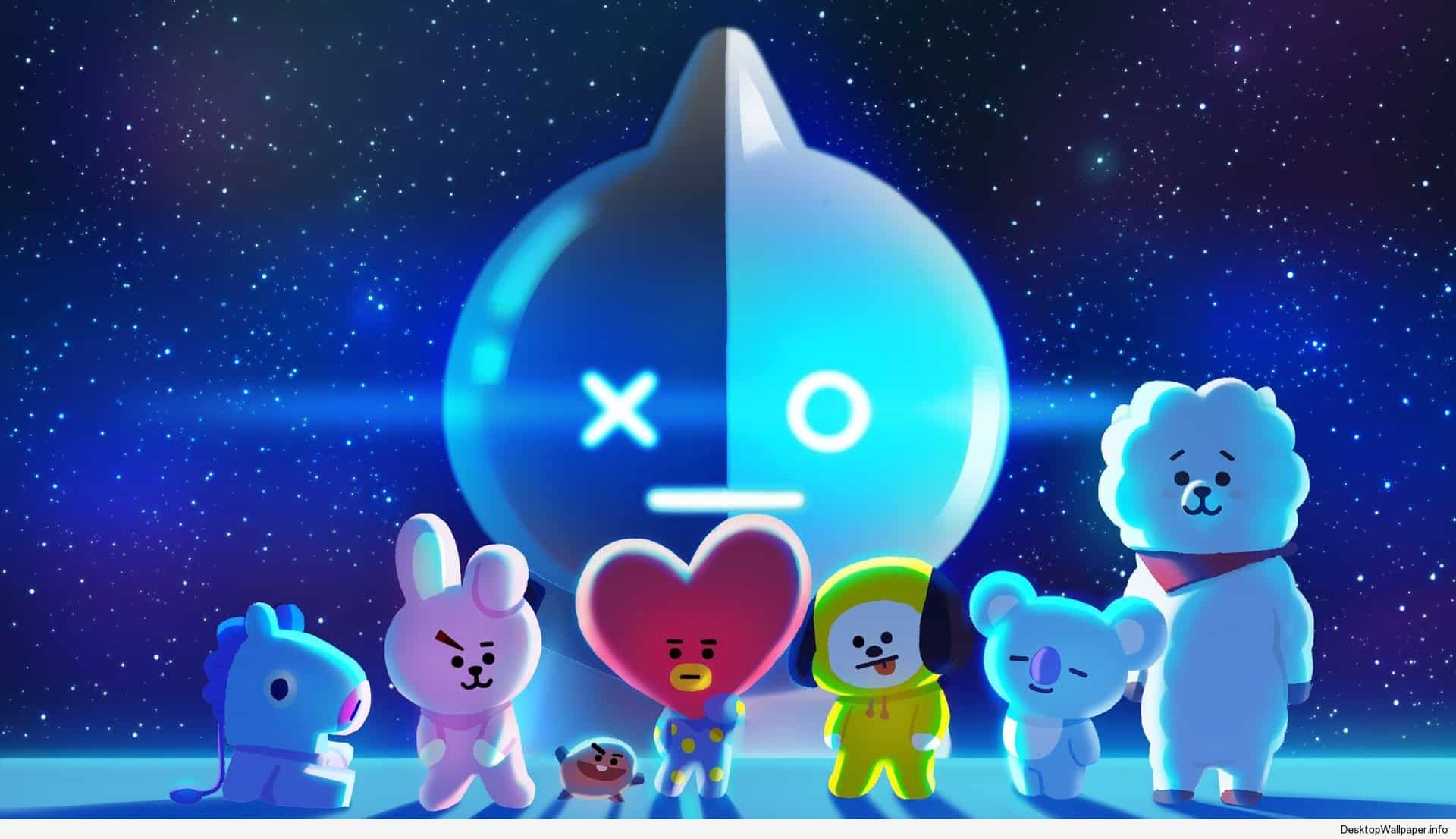 1920x1106 Desktop Cute BT21 Wallpaper