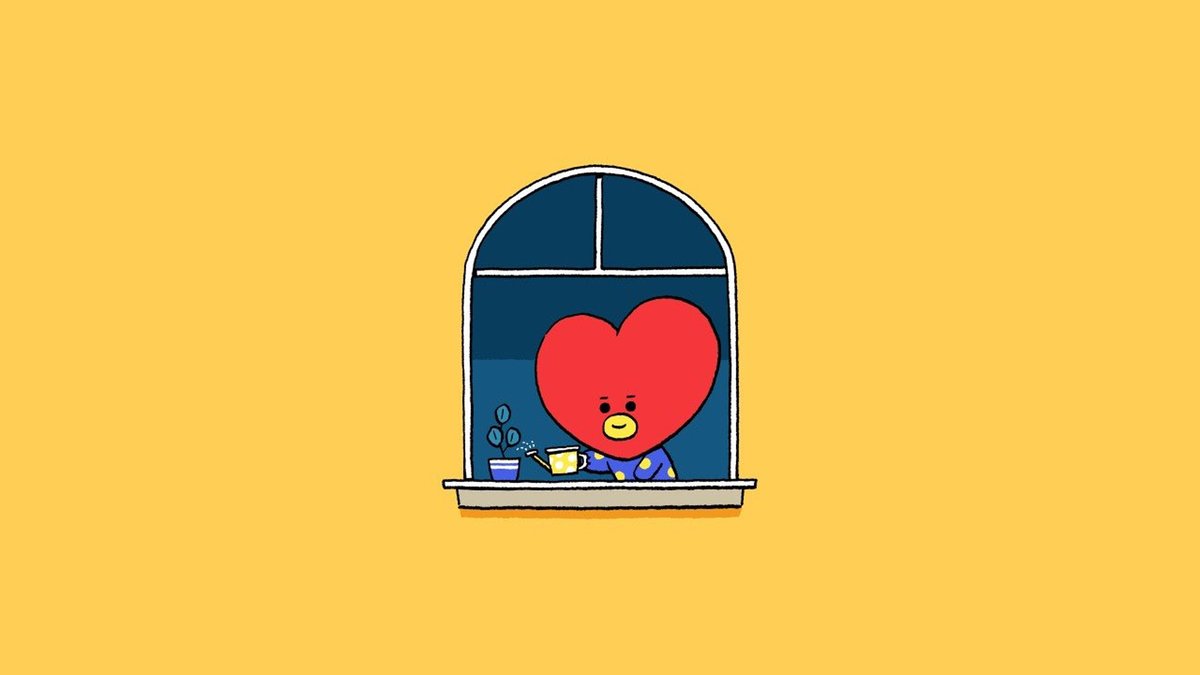 1200x675 bt21 today's wallpaper features tata!