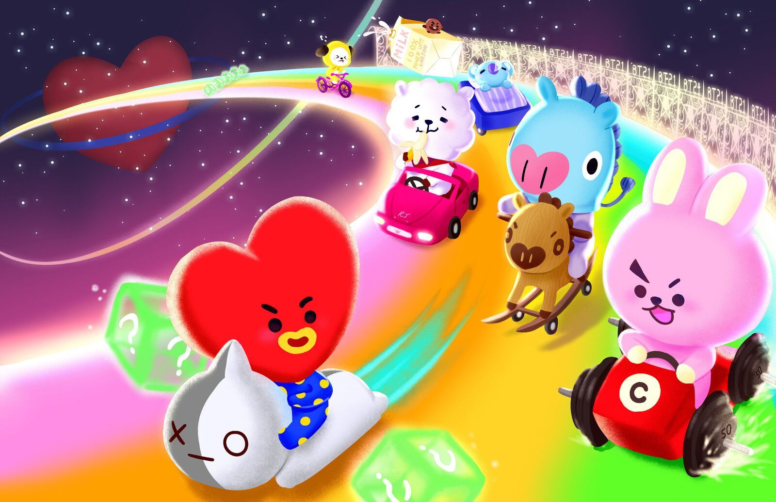 1600x1035 BT21 Wallpaper [ 4k + HD ]