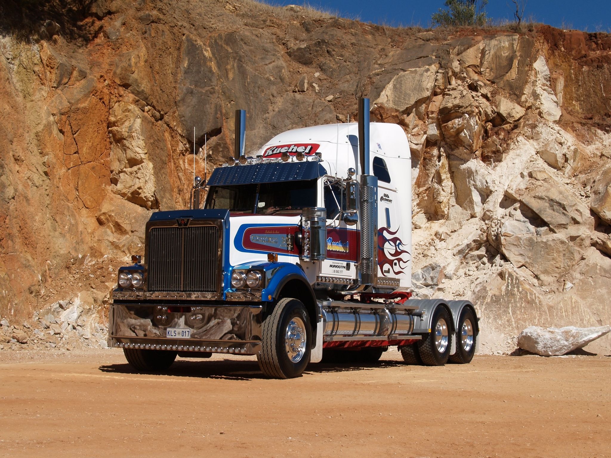 2048x1536 Wallpaper tractor, quarry, Western Star for mobile and desktop, section грузовики, resolution 2048x1536